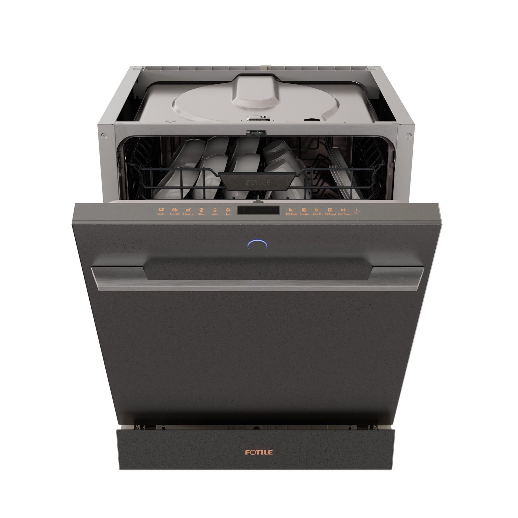 Fotile 24 in. Matte Glass Built-In Dishwasher | BD2B-G2-Y