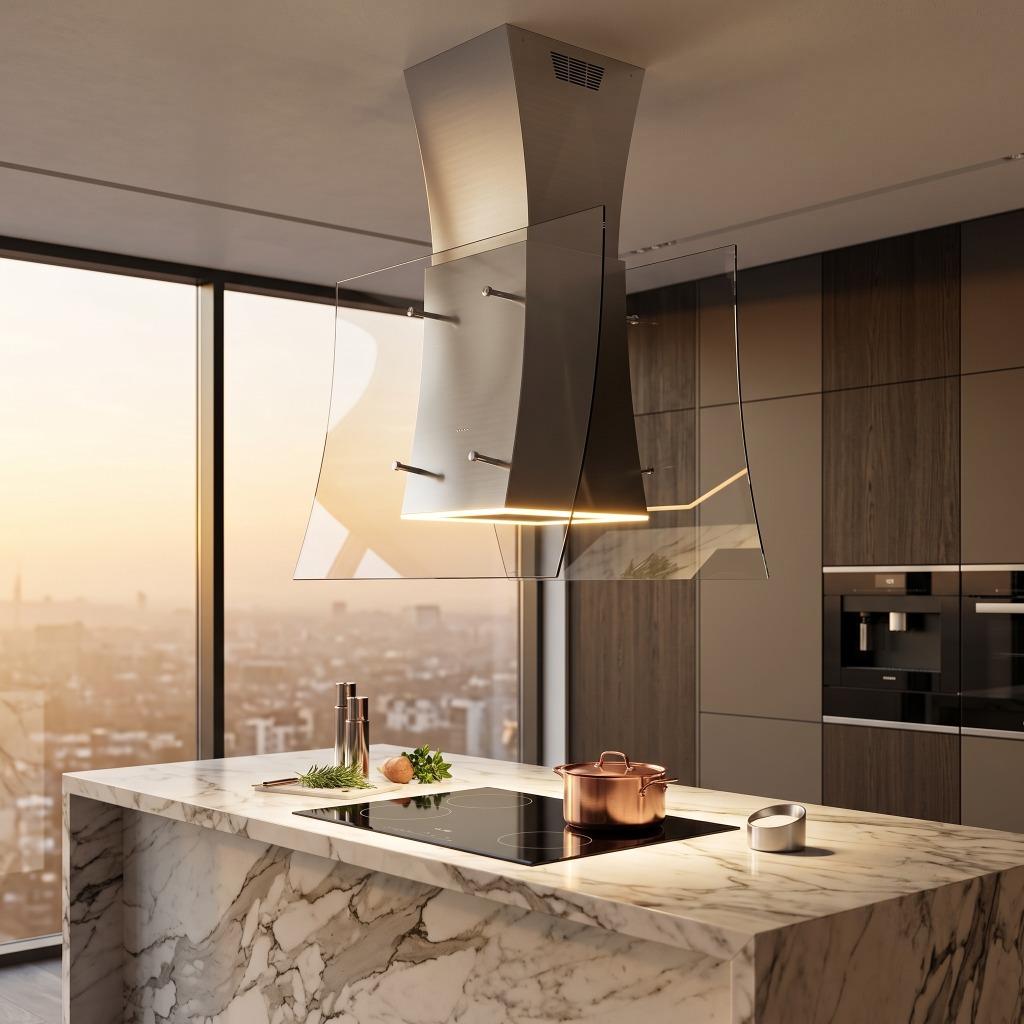 Futuro Magnolia 40 in. 940 CFM Stainless Steel Island Mount Range Hood | IS40MAGNOLIA