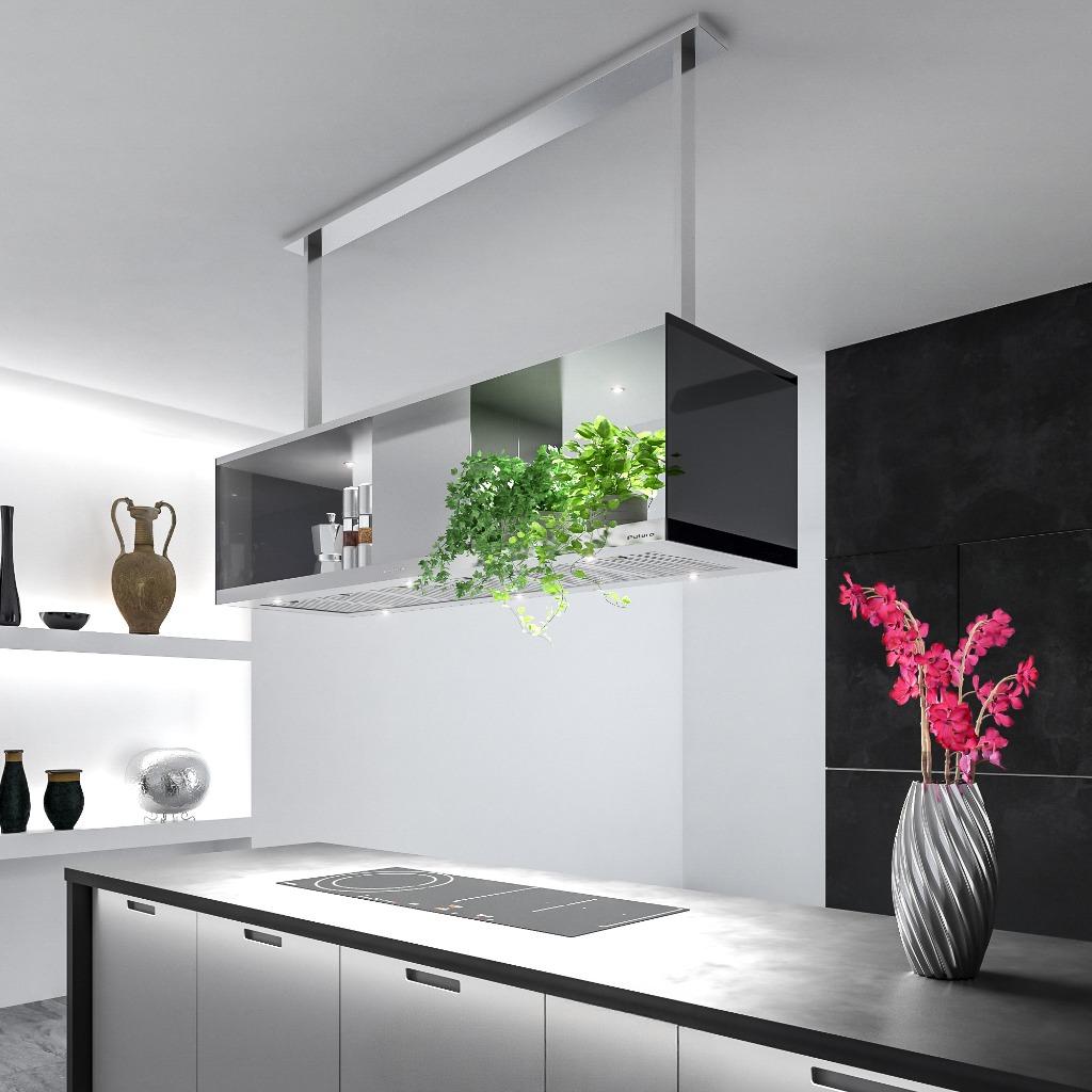 Futuro Recano 60 in. 940 CFM Stainless Steel Island Mount Range Hood | IS60RECANO