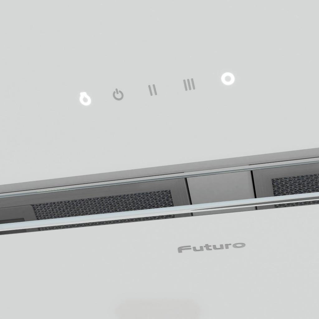 Futuro Splash 36 in. 940 CFM White Wall Mount Range Hood | WL36SPLASH-WHT