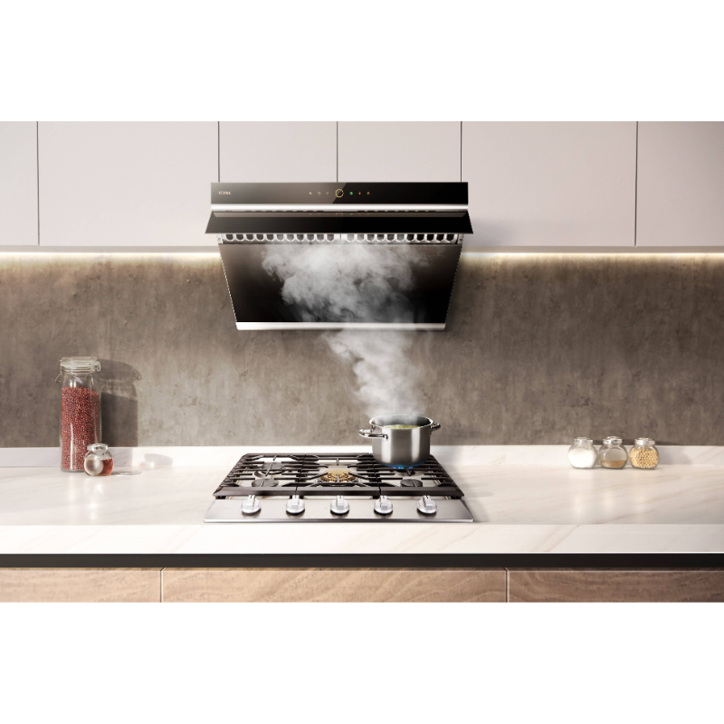 Fotile Slant Vent Series 36 in. 1000 CFM Wall Mount Range Hood with Touchscreen and Color Options | JQG9006