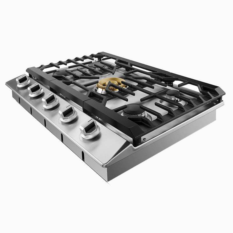 Fotile 30 in. 5-Burner Built-In Stainless Steel Gas Cooktop | GLS30501