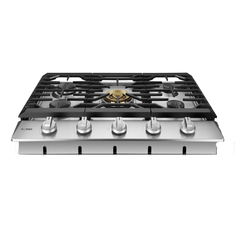 Fotile 30 in. 5-Burner Built-In Stainless Steel Gas Cooktop | GLS30501