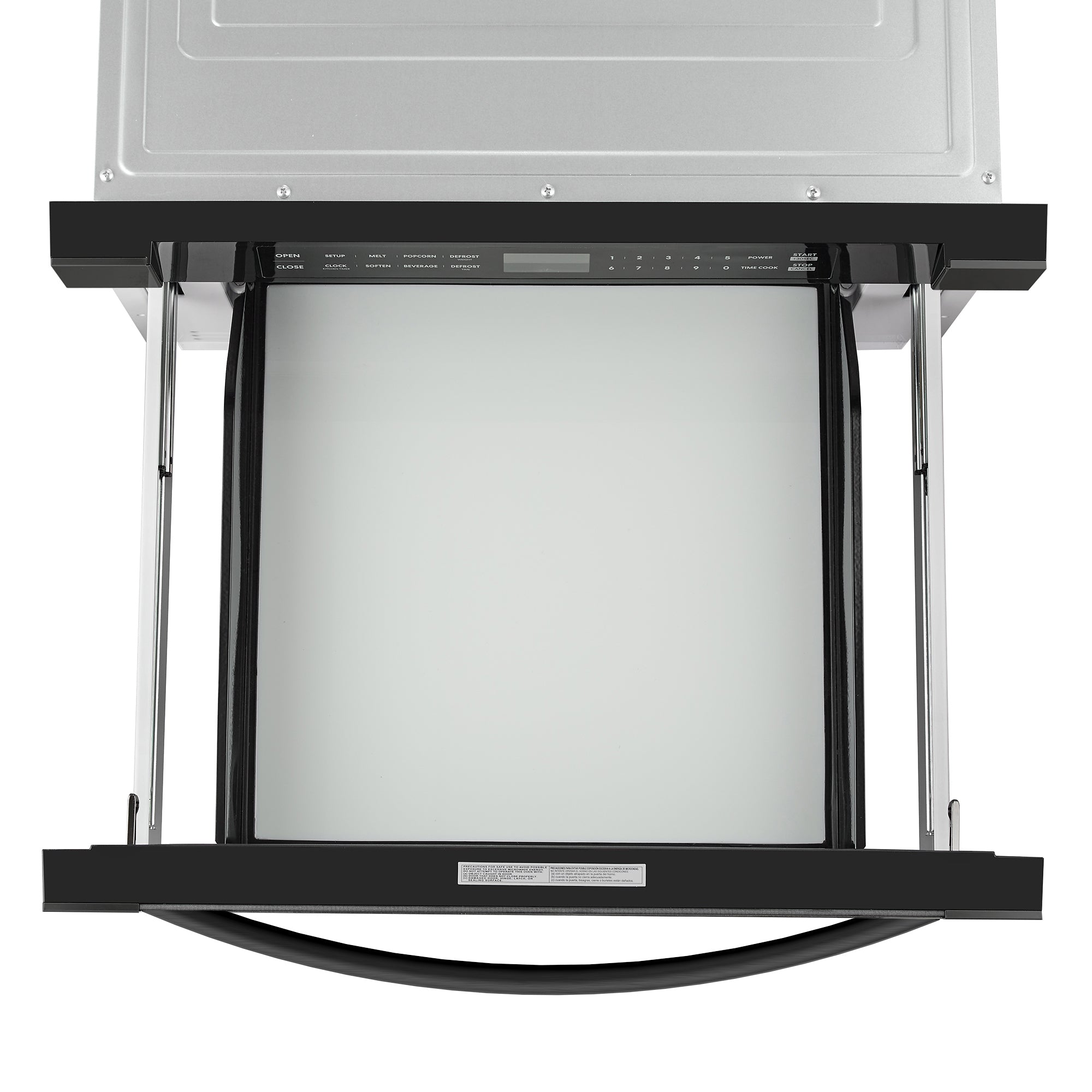 Cosmo Haven 24 in. 1.2 cu.ft Black Built-in Microwave Drawer | COS-12MWDBK