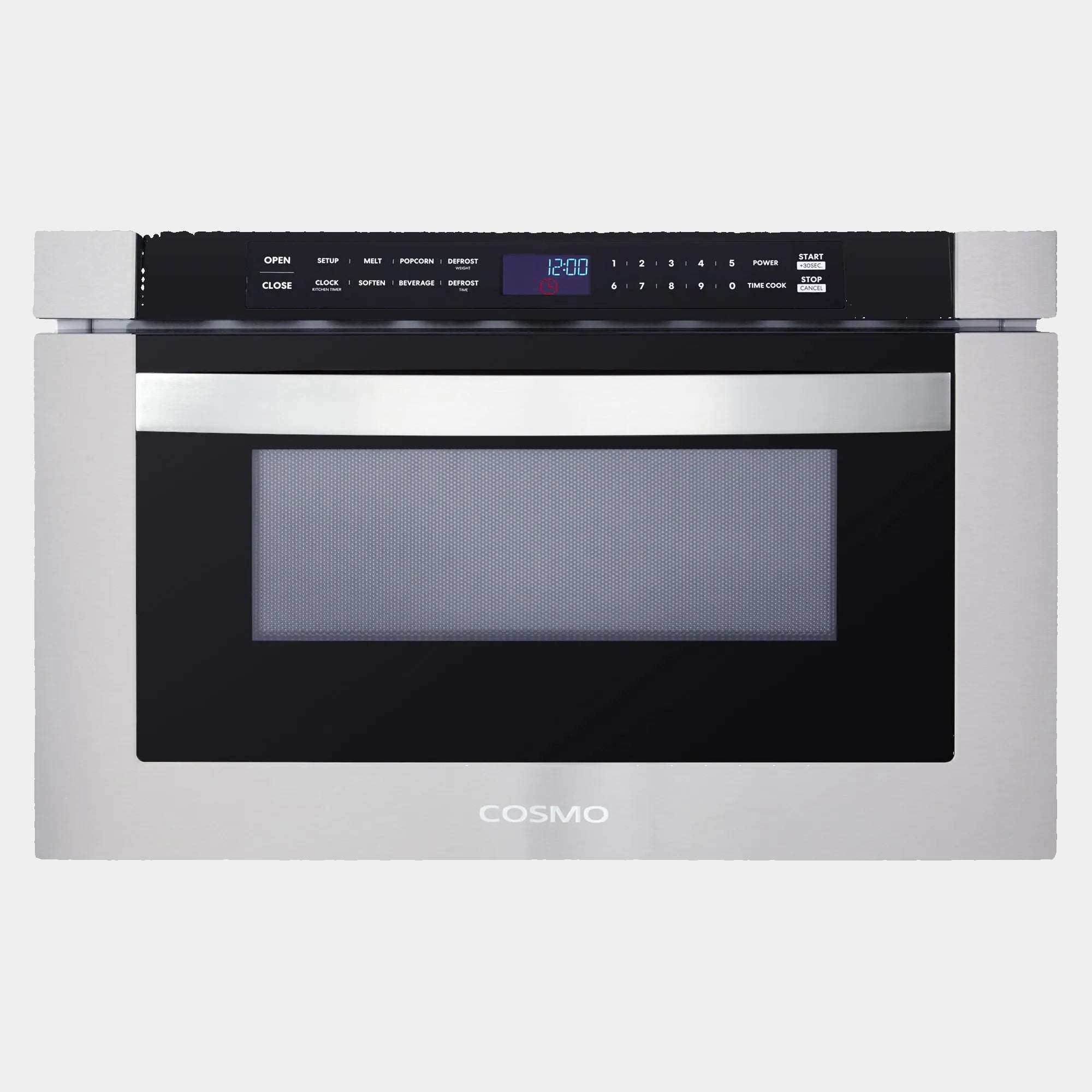 Cosmo Haven 24 in. 1.2 cu.ft Stainless Steel Built-in Microwave Drawer | COS-12MWDSS