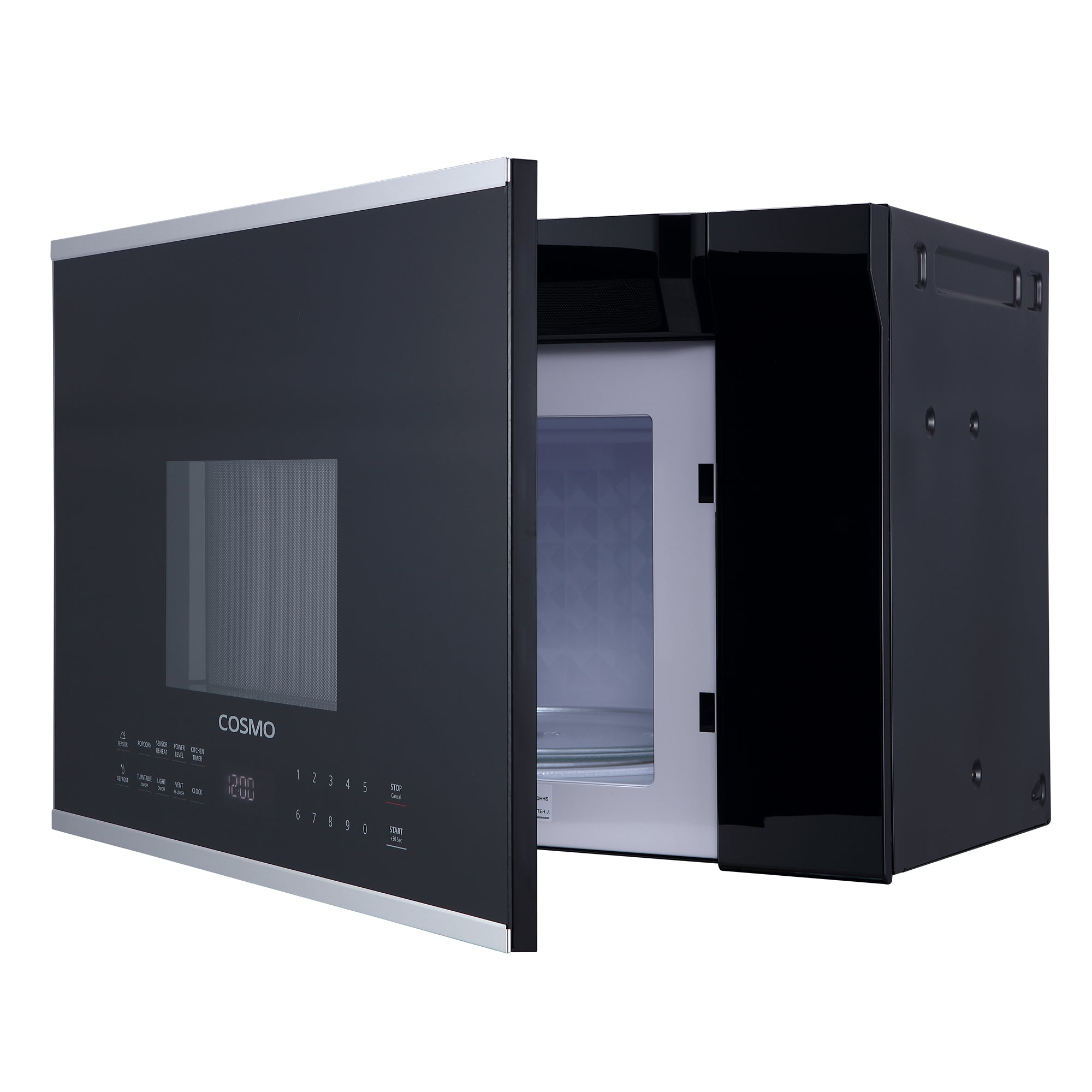 Cosmo Stellar 24 in. 1.34 cu. ft. Stainless Steel Over the Range Microwave | COS-2413ORM1SS
