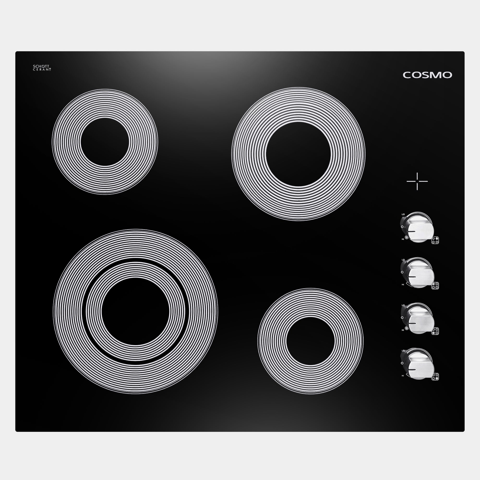 Cosmo 24 in. 4-Burner Ceramic Glass Electric Cooktop | COS-244ECC