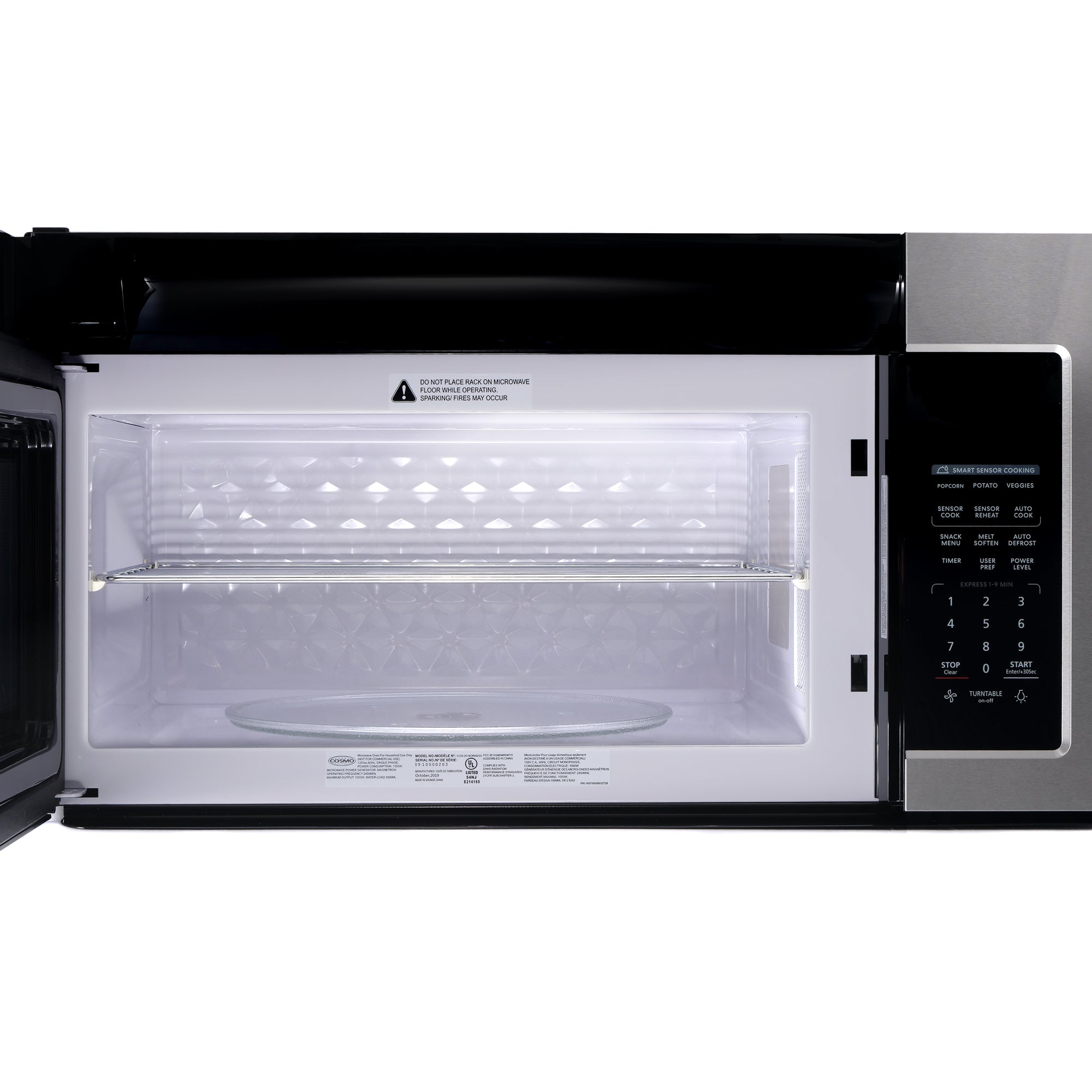 Cosmo Package - 30 in. Electric Range, Refrigerator, Dishwasher and Microwave | COS-4PKG-227