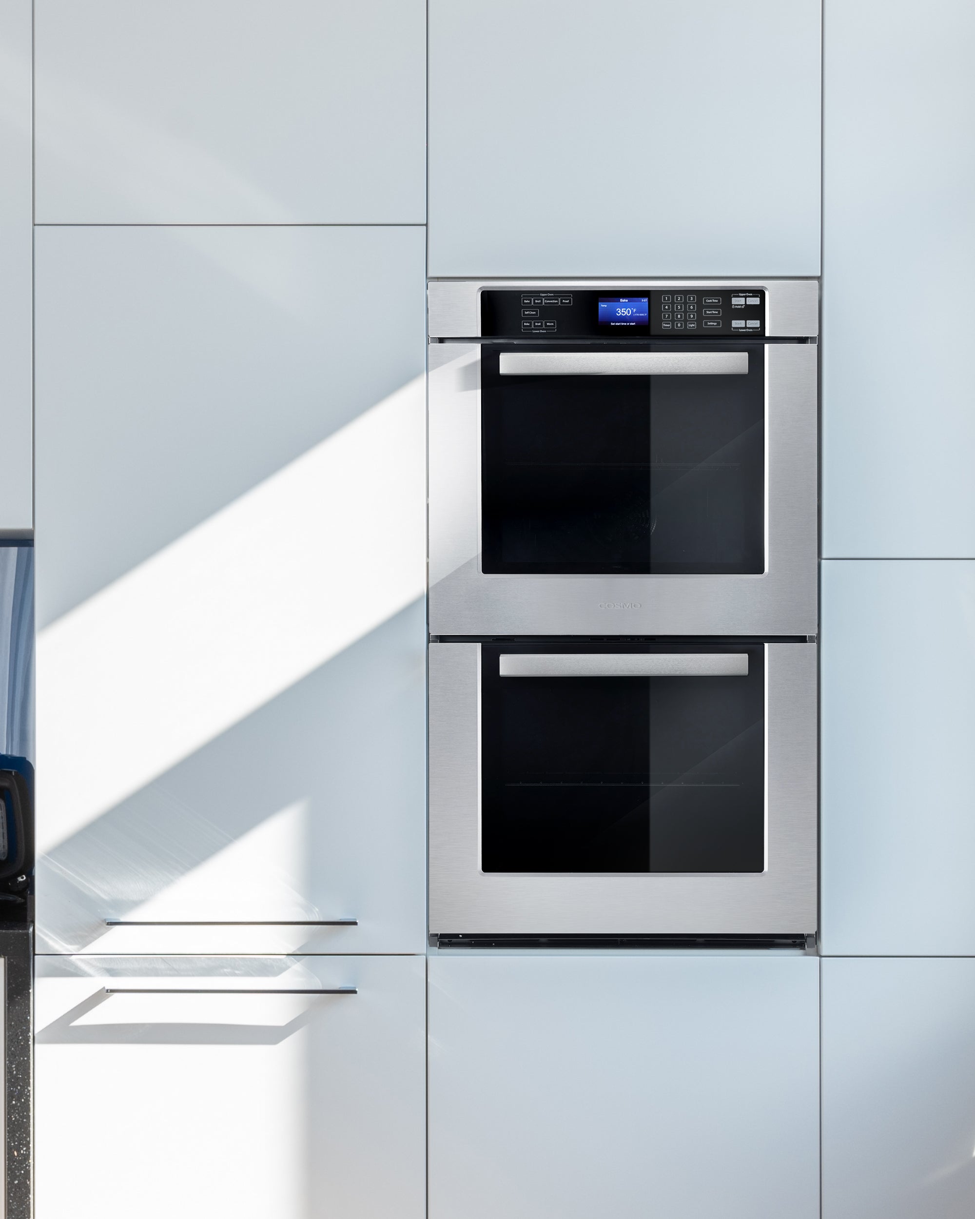 Cosmo Haven 30 in. 10 cu.ft. Stainless Steel Electric Double Wall Oven with Self-Clean | COS-30EDWC