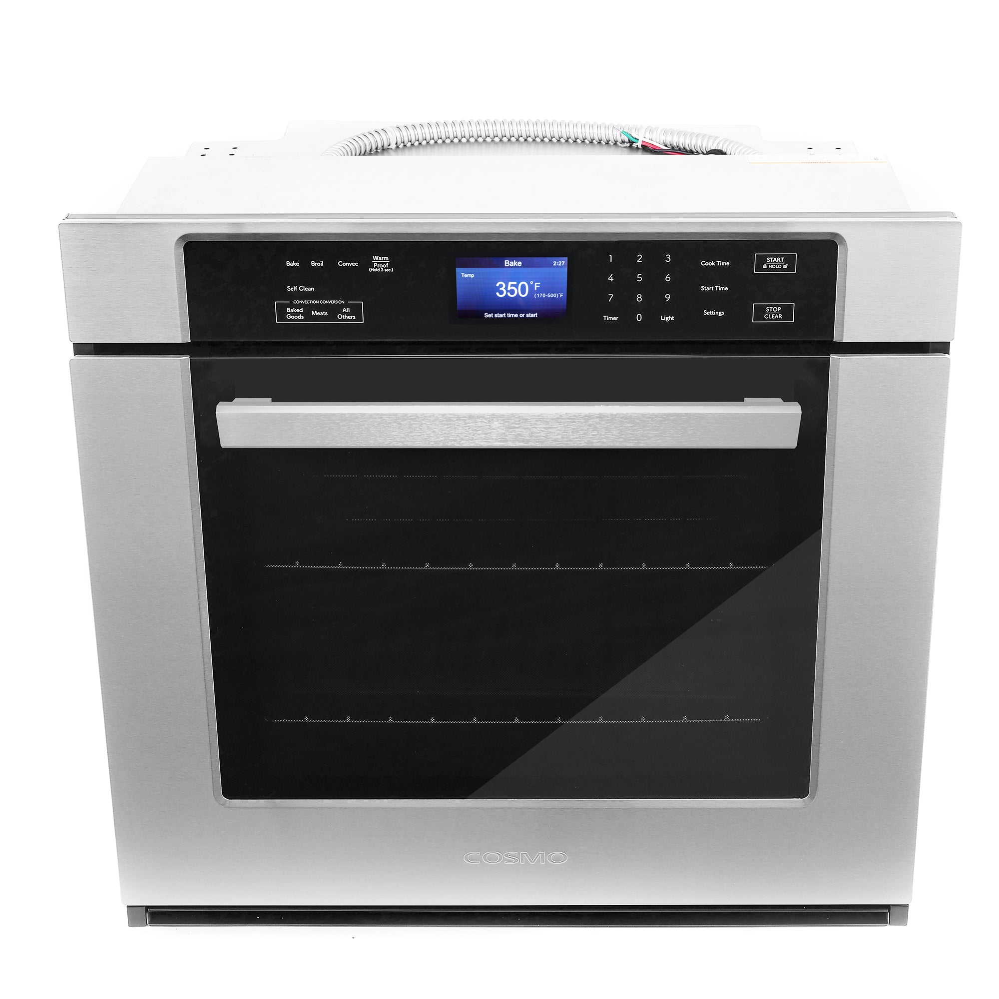 Cosmo Haven 30 in. 5 cu.ft. Stainless Steel Electric Wall Oven with Self-Clean | COS-30ESWC