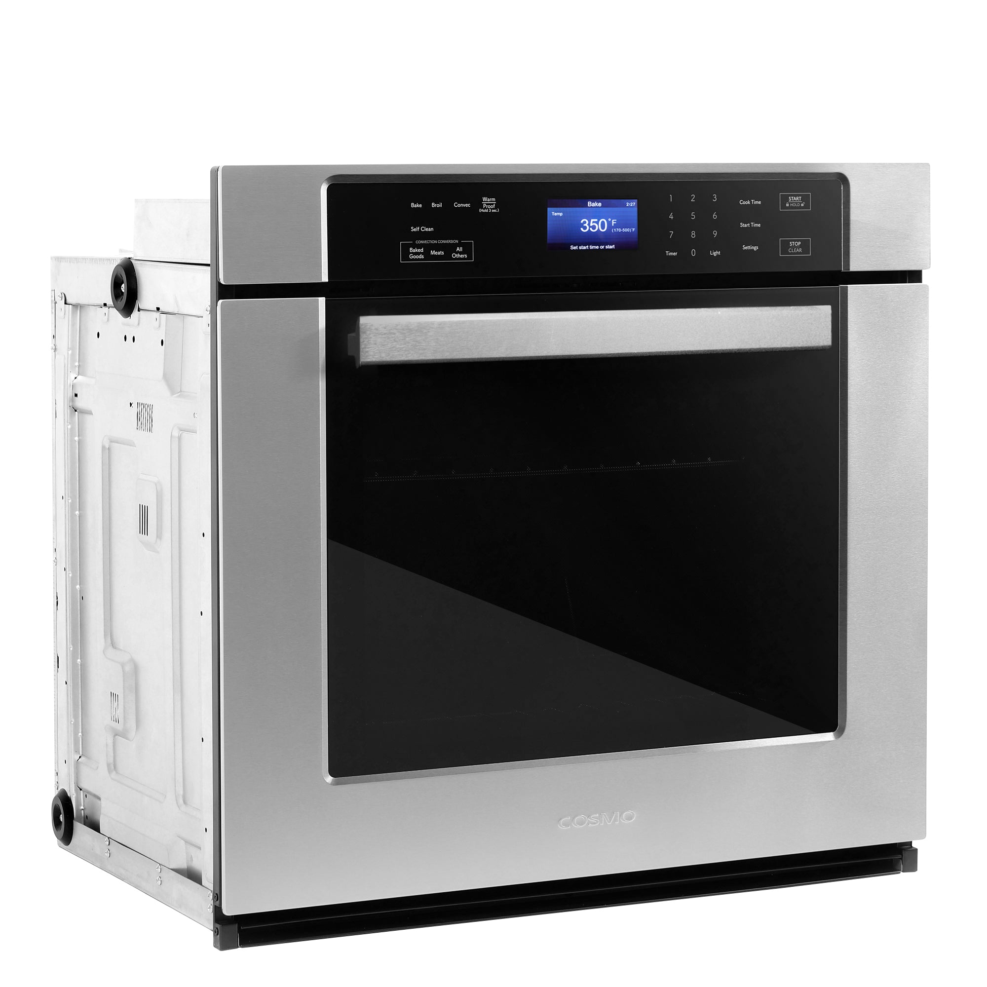 Cosmo Haven 30 in. 5 cu.ft. Stainless Steel Electric Wall Oven with Self-Clean | COS-30ESWC