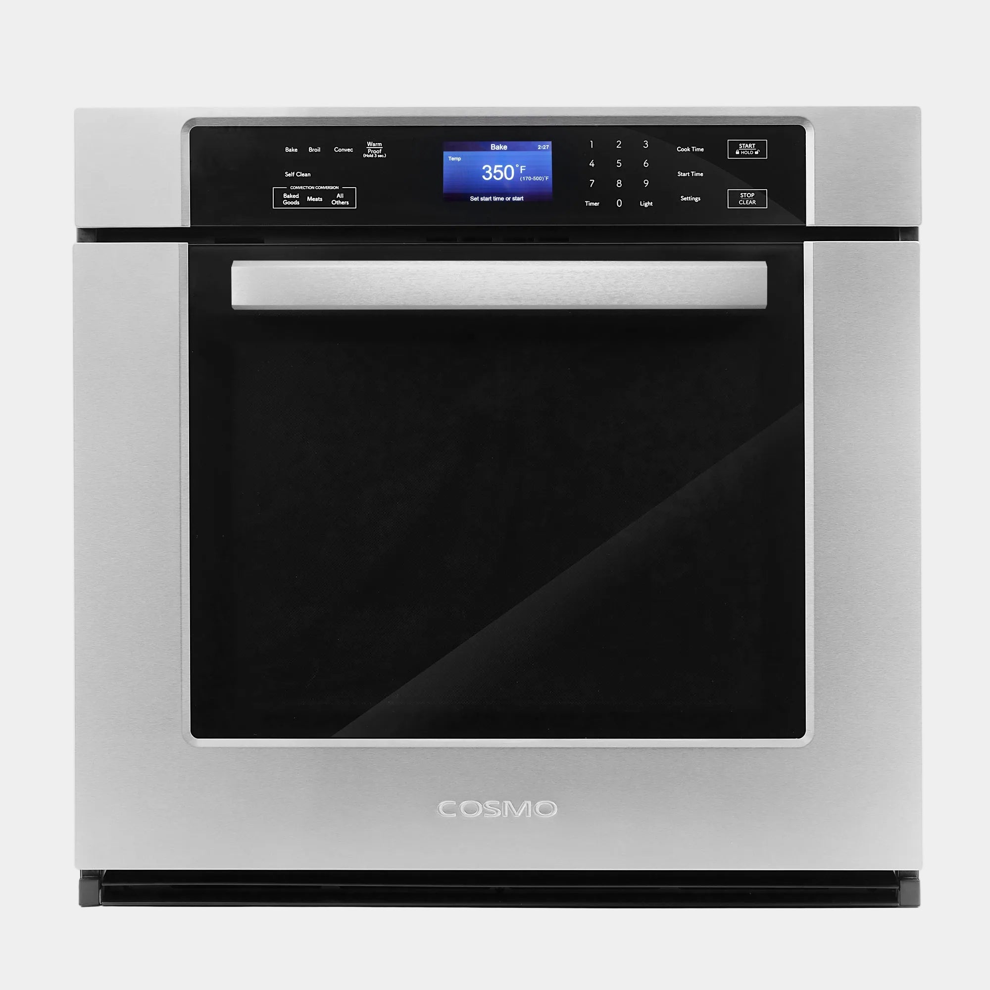 Cosmo Haven 30 in. 5 cu.ft. Stainless Steel Electric Wall Oven with Self-Clean | COS-30ESWC