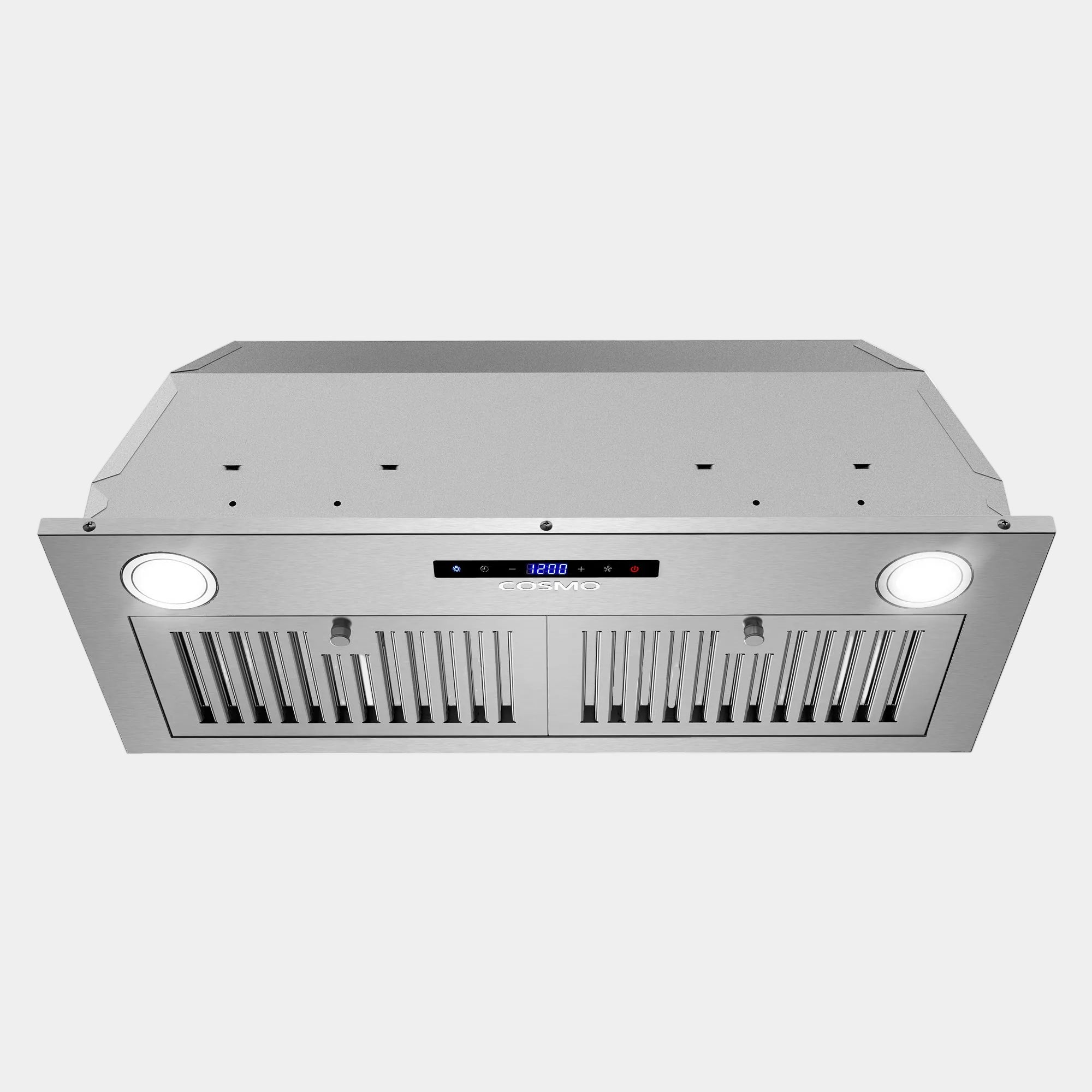 Cosmo Lumin 30 in. 380 CFM Stainless Steel Insert Range Hood, Touch Controls | COS-30IRHS