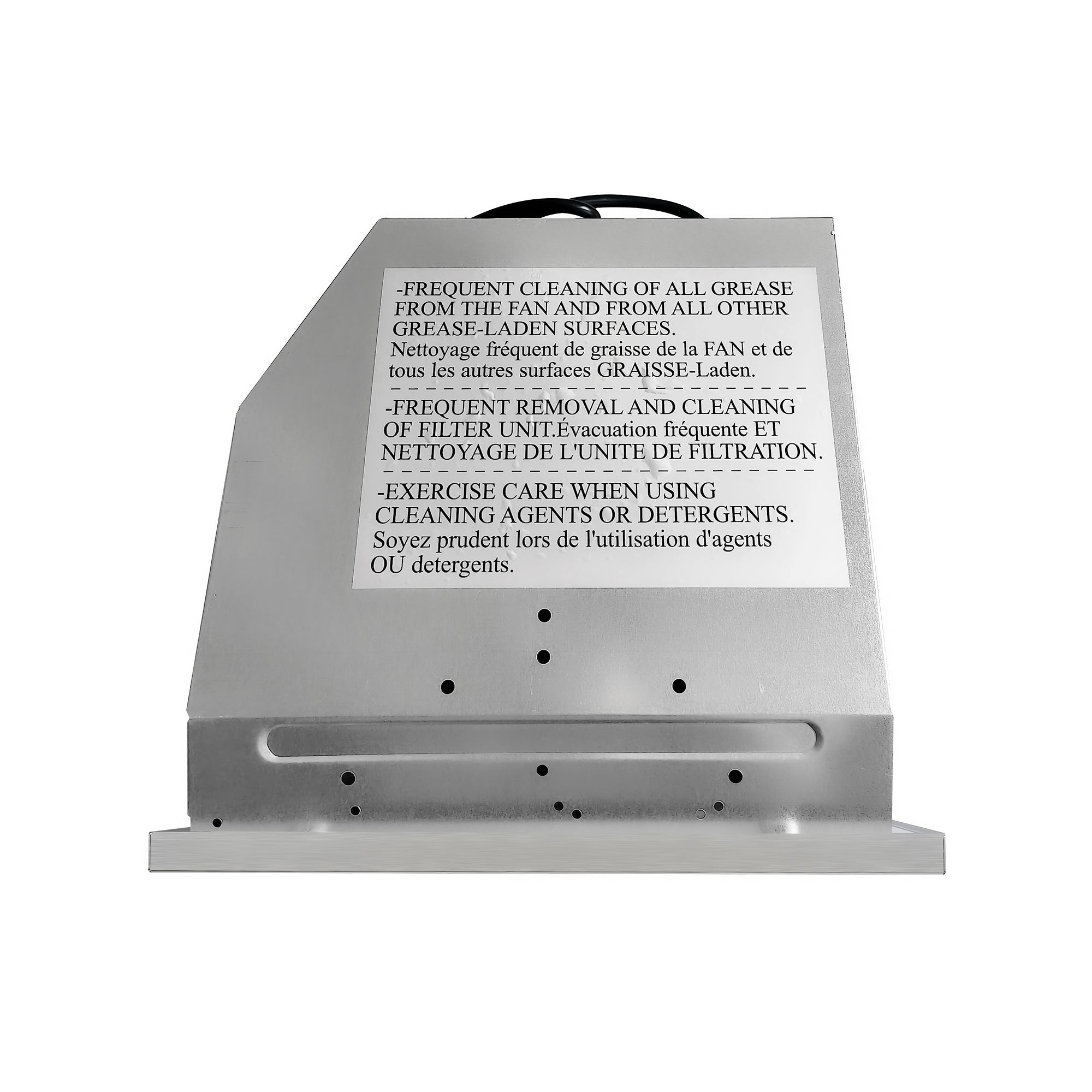 Cosmo Lumin 30 in. 380 CFM Stainless Steel Insert Range Hood, Touch Controls | COS-30IRHS