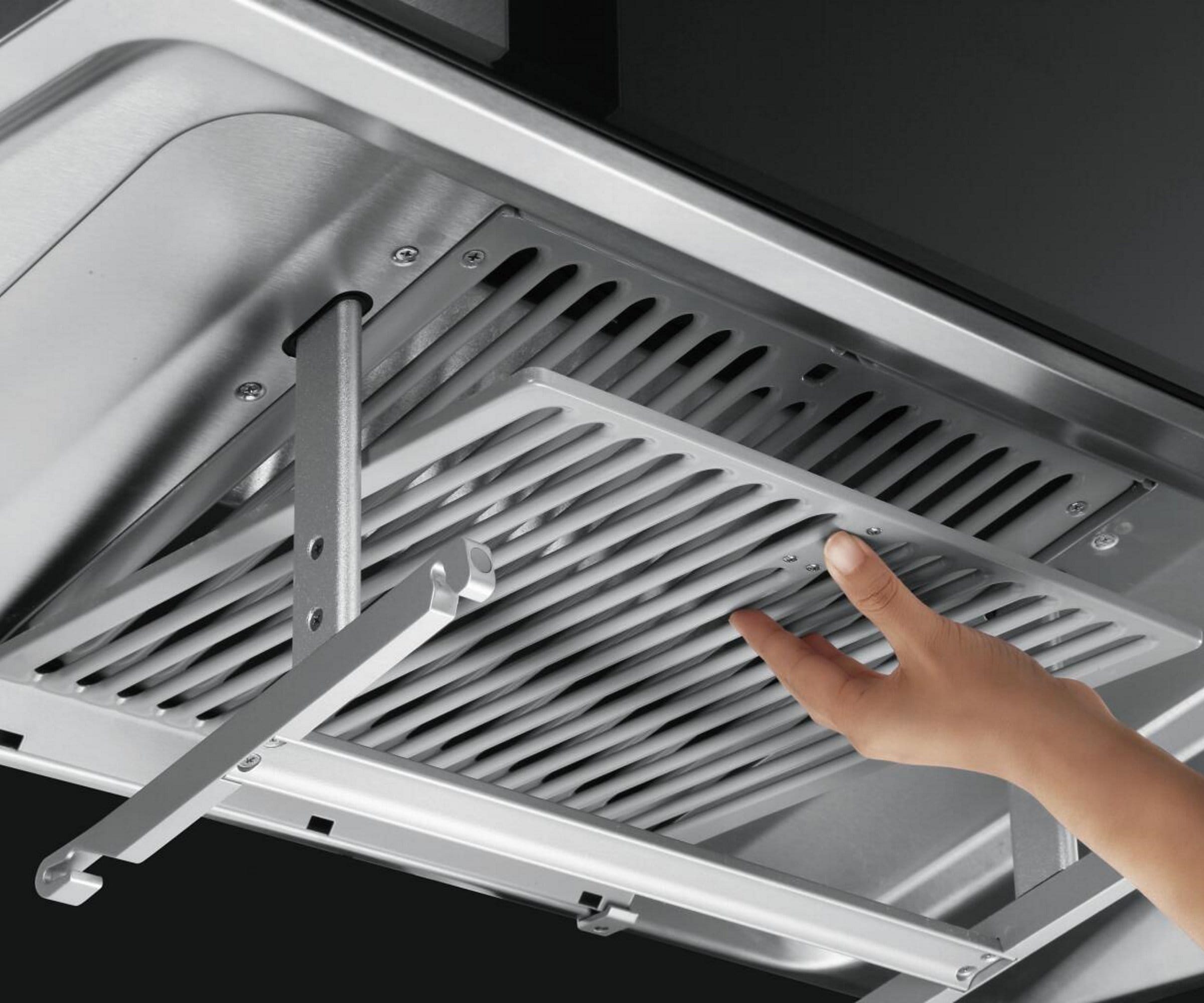 Fotile Perimeter Vent Series 36 in. 1100 CFM Stainless Steel Wall Mount Range Hood with Touchscreen | EMG9030