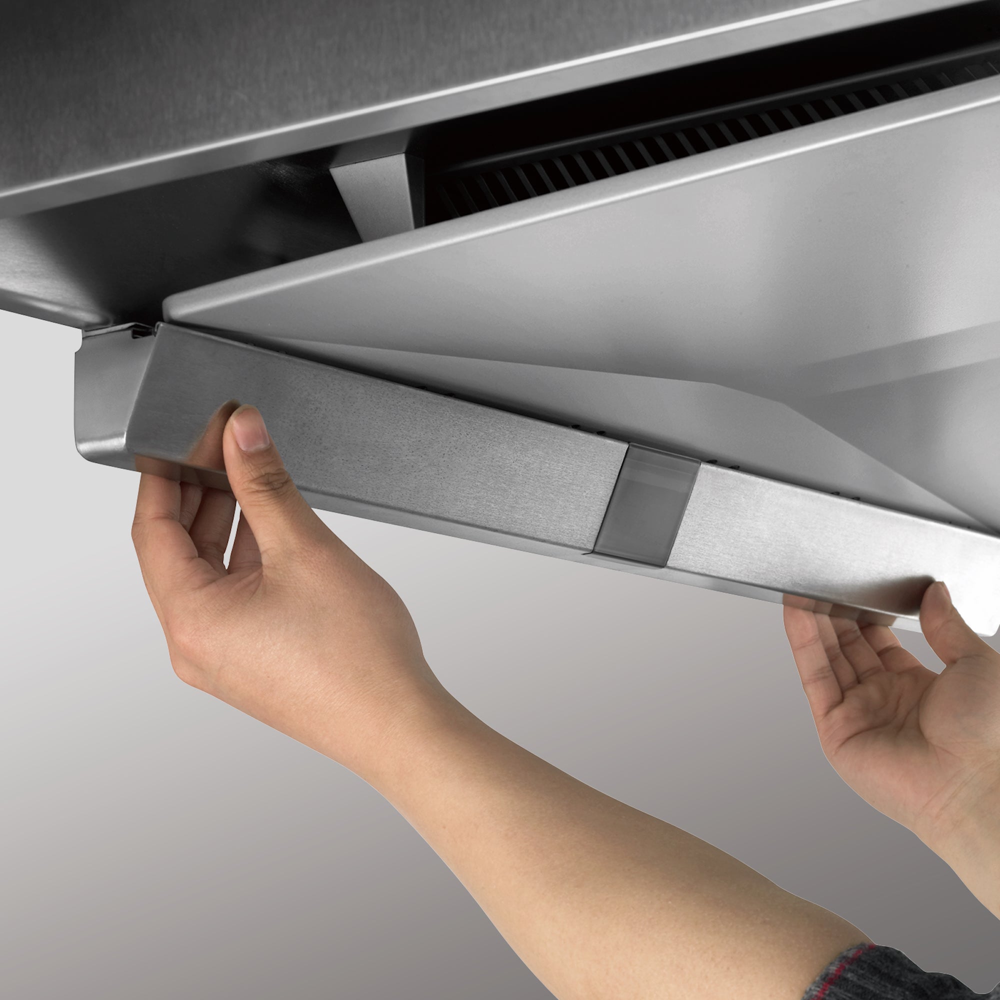 Fotile Perimeter Vent Series 36 in. 1100 CFM Stainless Steel Wall Mount Range Hood with Touchscreen | EMG9030
