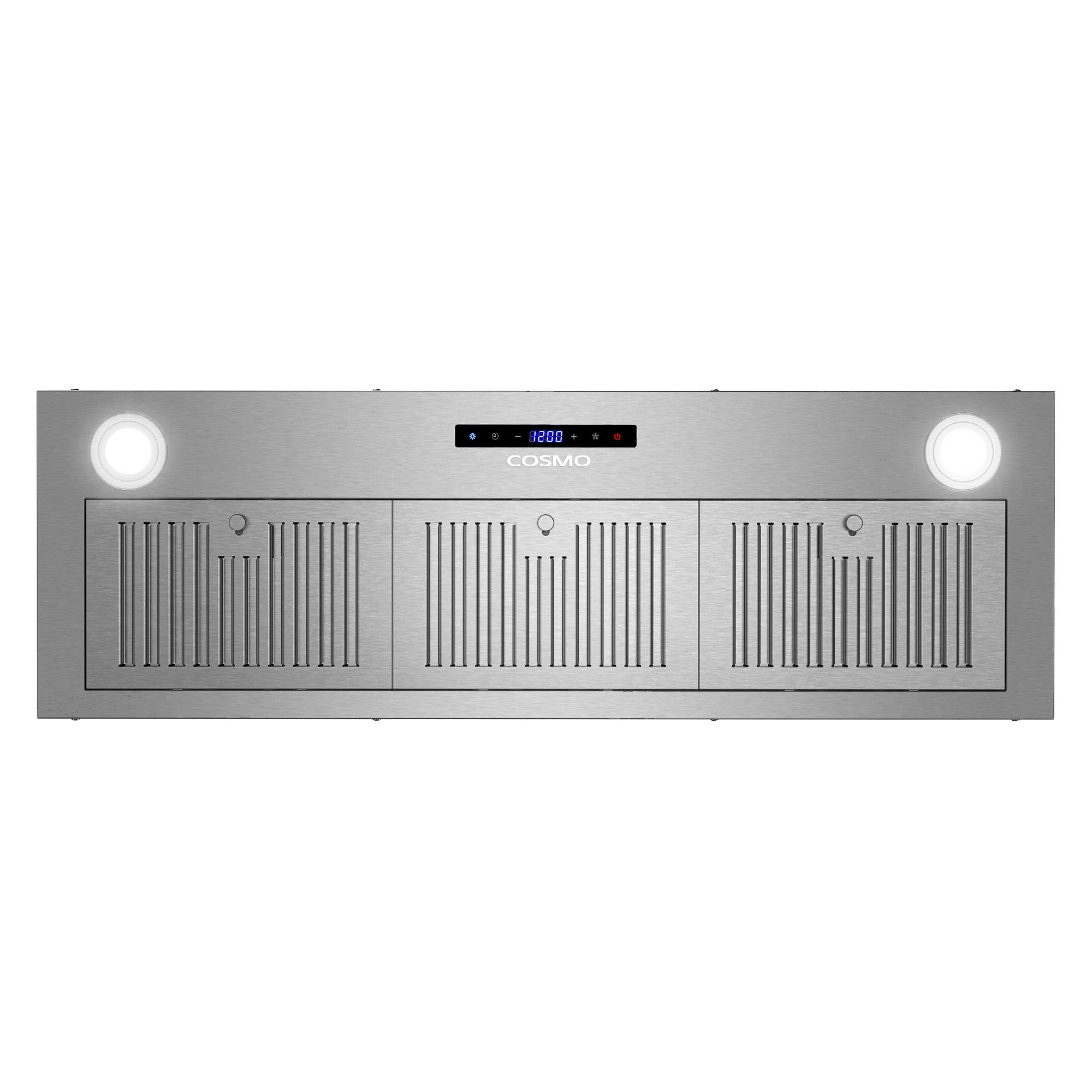 Cosmo Lumin 36 in. 380 CFM Stainless Steel Insert Range Hood, Touch Controls | COS-36IRHS