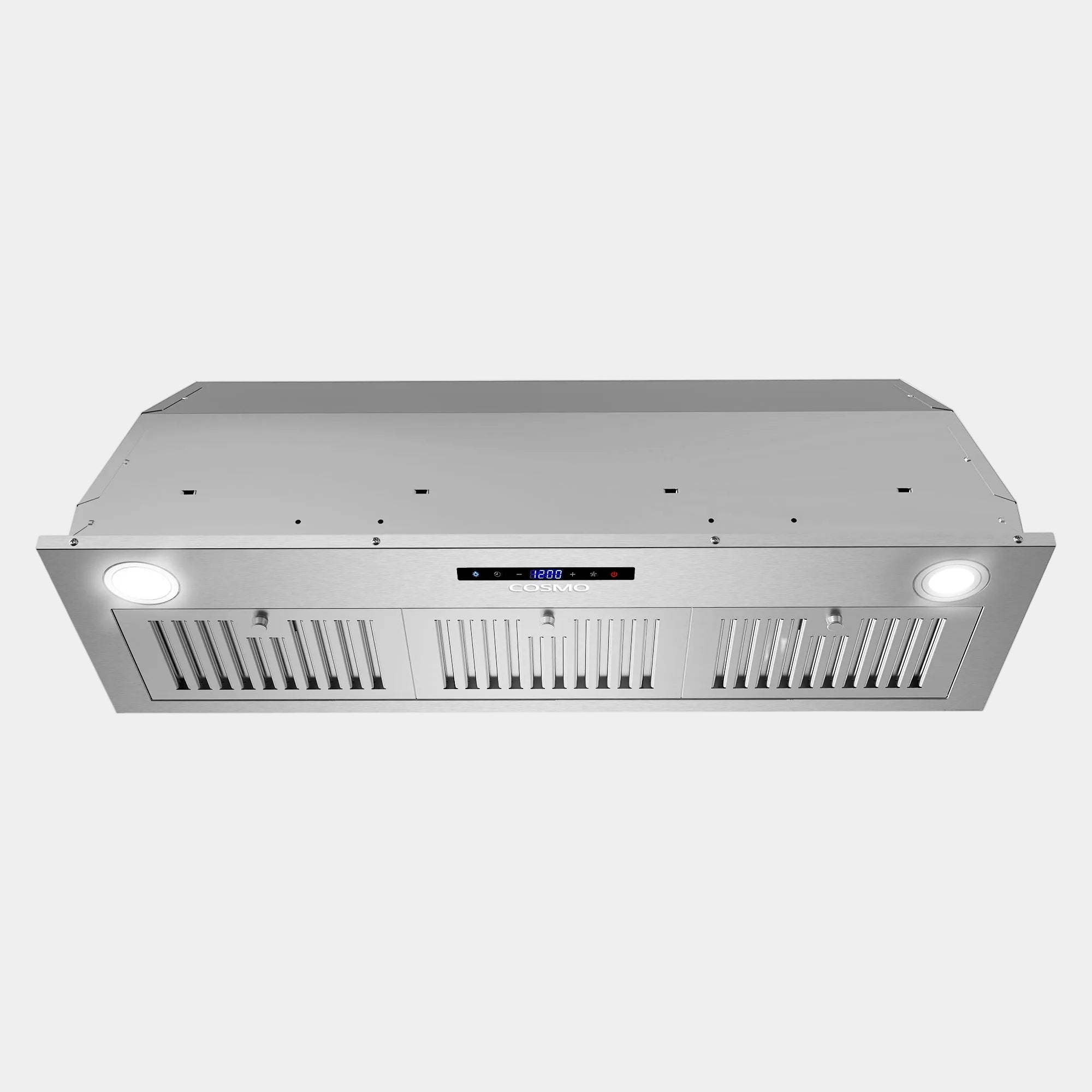 Cosmo Lumin 36 in. 380 CFM Stainless Steel Insert Range Hood, Touch Controls | COS-36IRHS