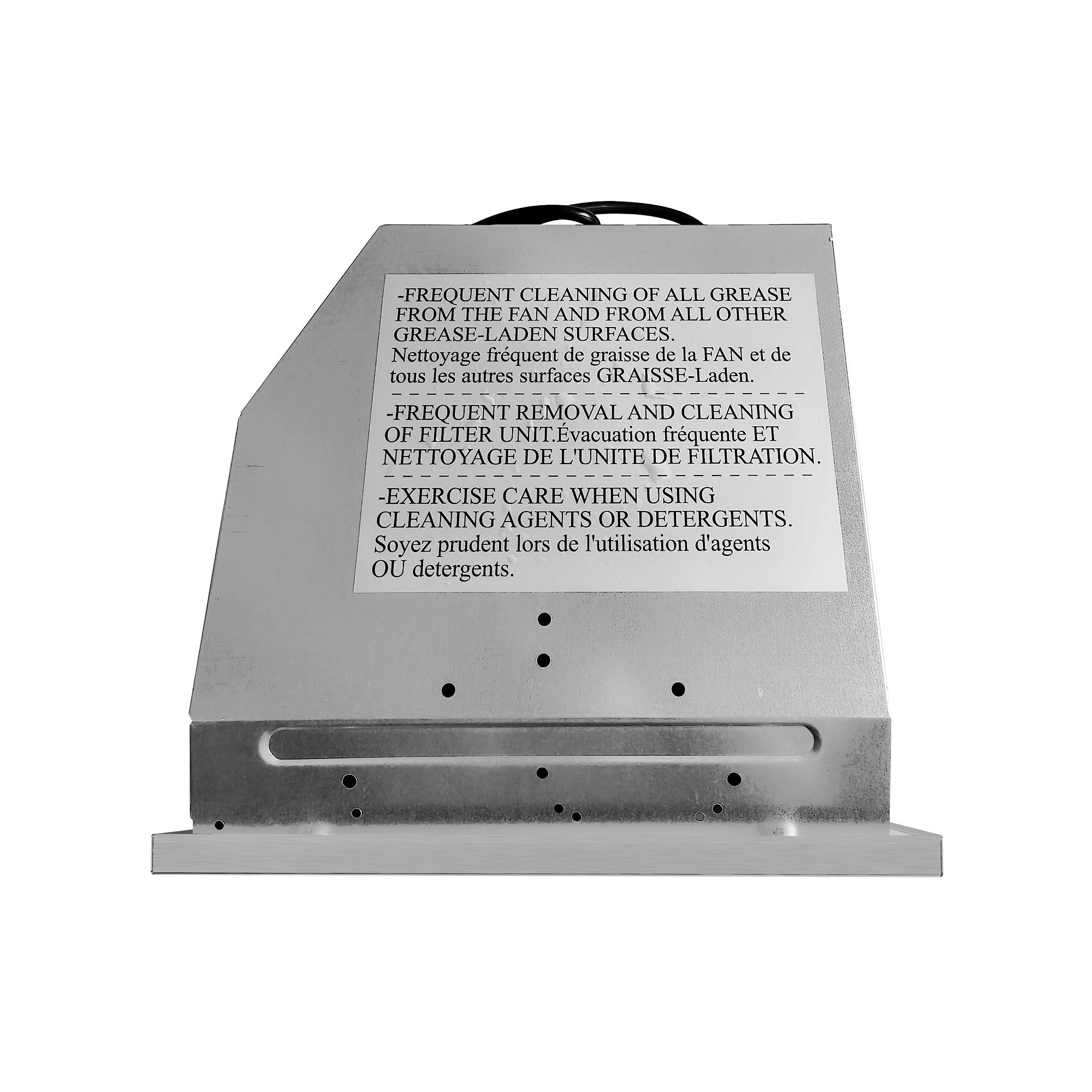 Cosmo Lumin 36 in. 380 CFM Stainless Steel Insert Range Hood, Touch Controls | COS-36IRHS