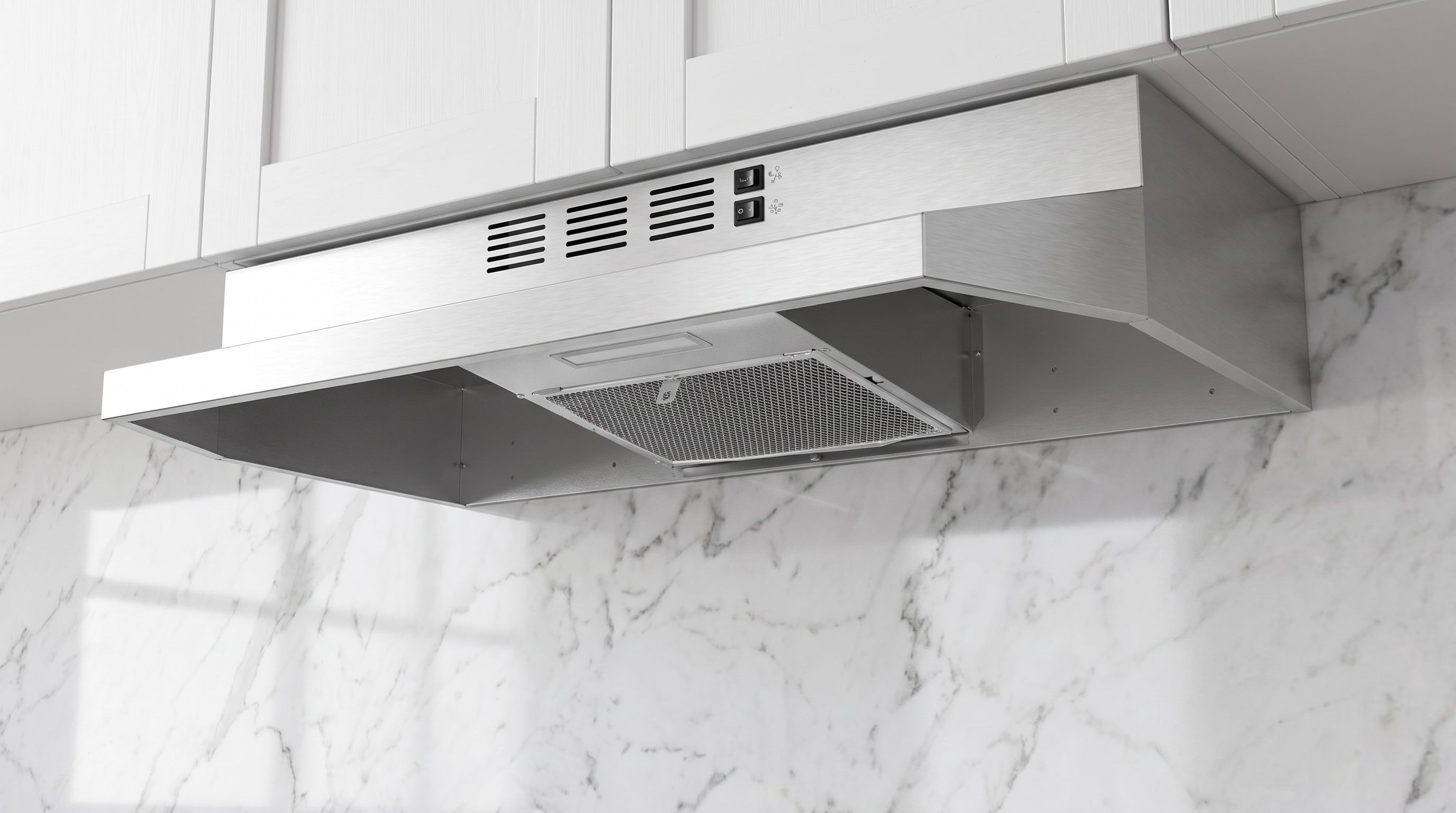 Forno Cappa 30 in. 200 CFM Stainless Steel Convertible Under Cabinet Range Hood | FRHUC5200-30