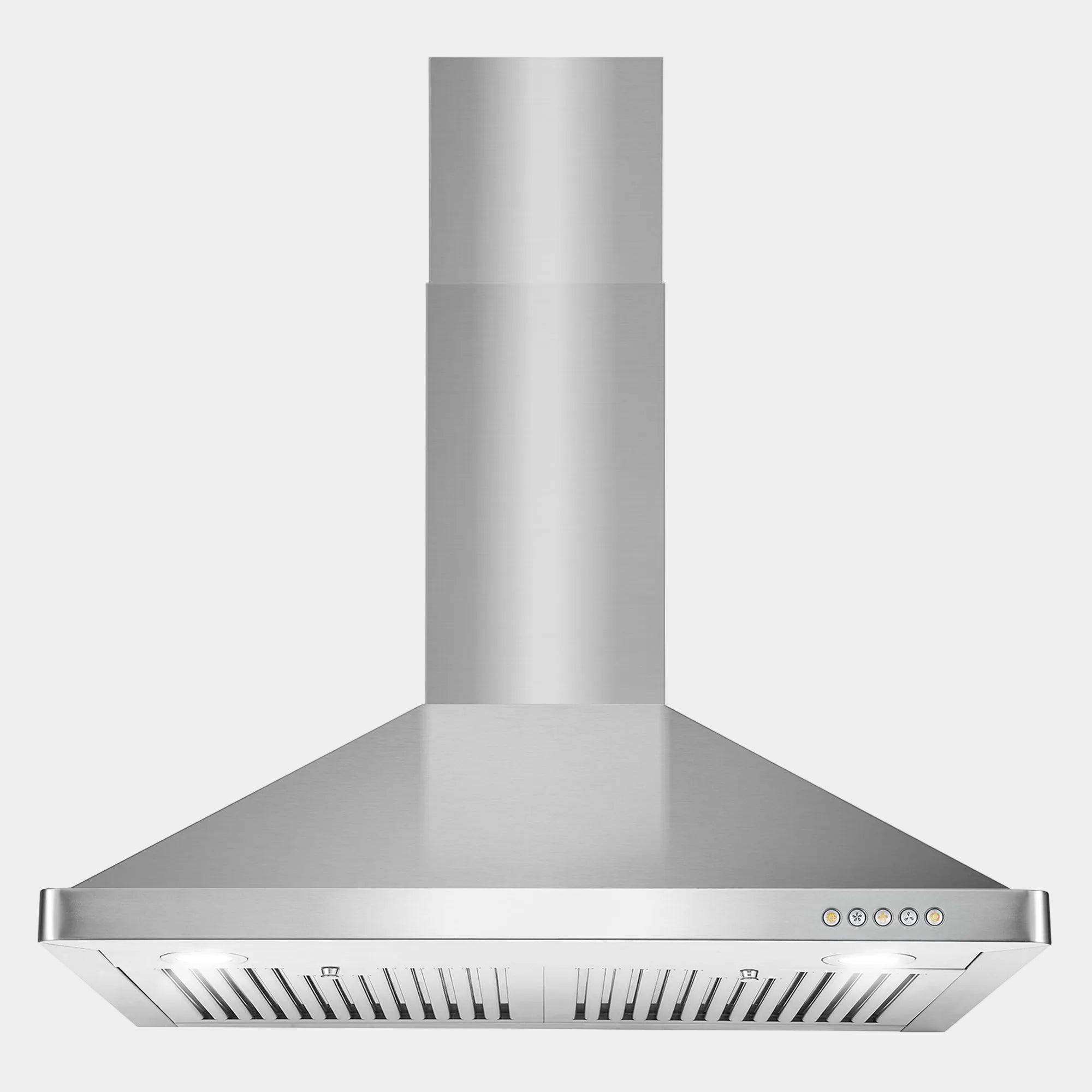 Cosmo Vista 30 in. 380 CFM Ductless Stainless Steel Wall Mount Range Hood, Button Controls | COS-63175-DL