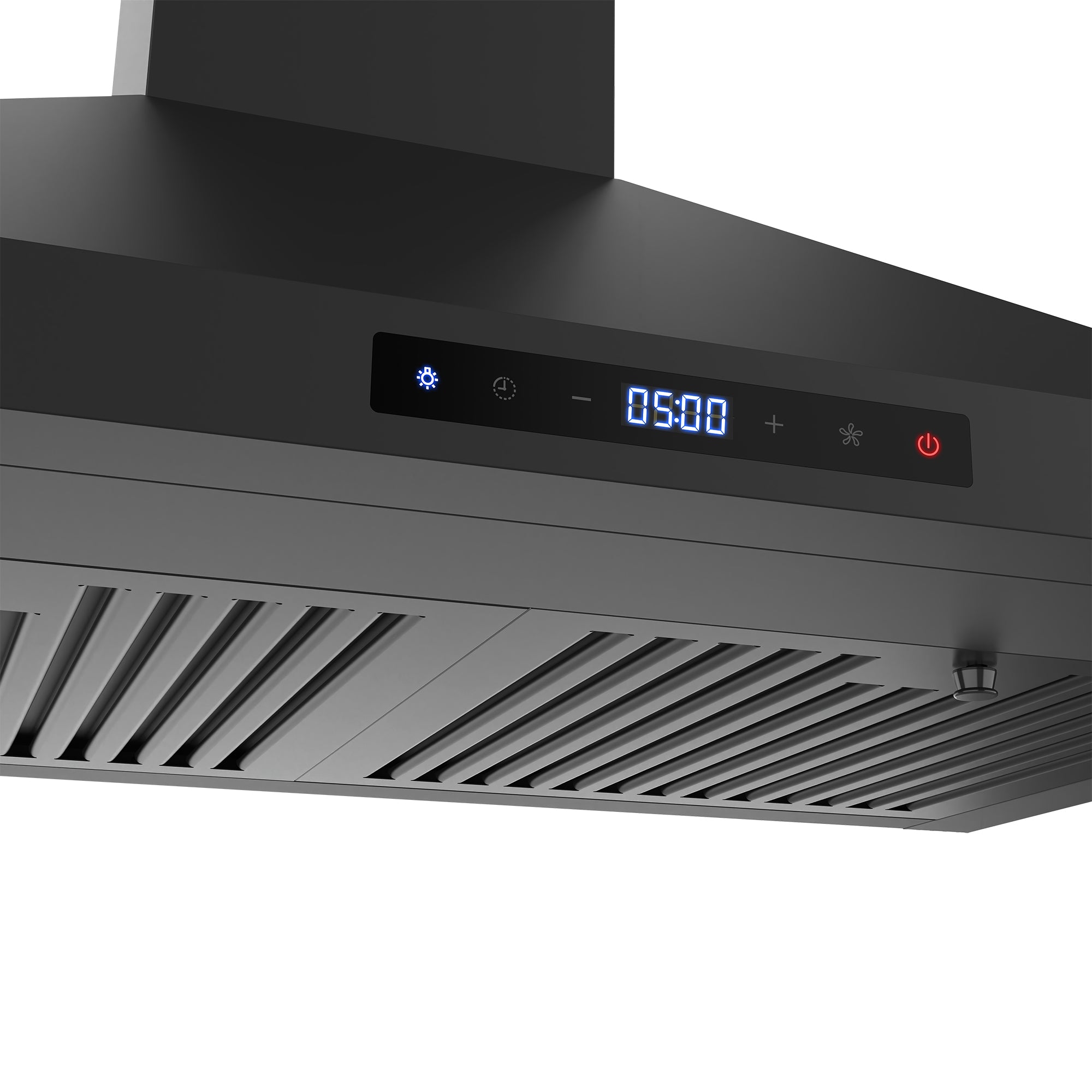 Cosmo Vista 30 in. 380 CFM Black Wall Mount Range Hood, Touch Controls | COS-63175S-BK