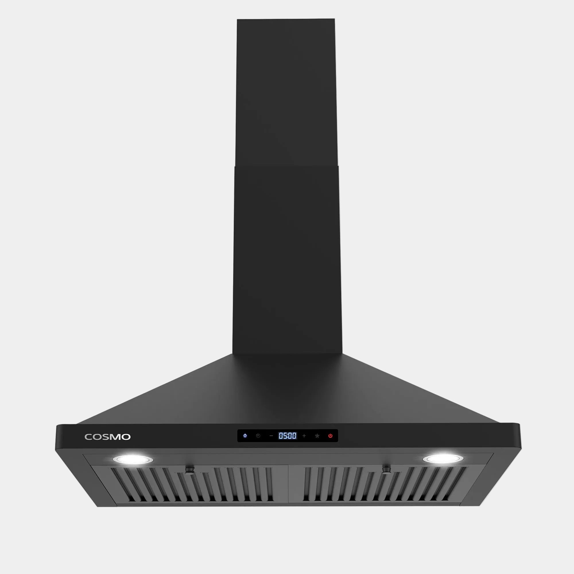 Cosmo Vista 30 in. 380 CFM Black Wall Mount Range Hood, Touch Controls | COS-63175S-BK