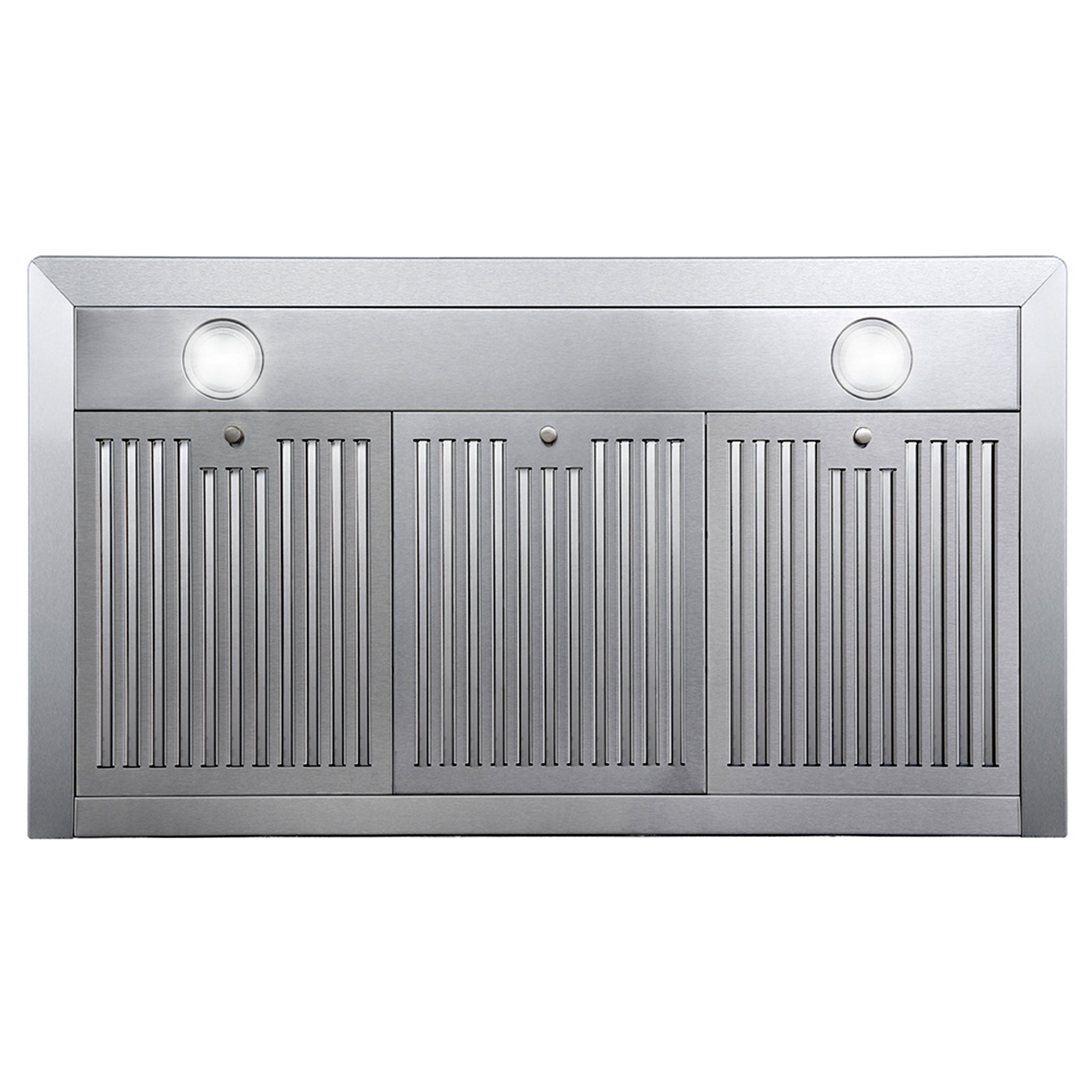 Cosmo Vista 36 in. 380 CFM Stainless Steel Wall Mount Range Hood, Button Controls | COS-63190