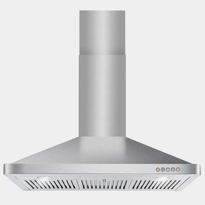 Cosmo Vista 36 in. 380 CFM Stainless Steel Wall Mount Range Hood, Button Controls | COS-63190