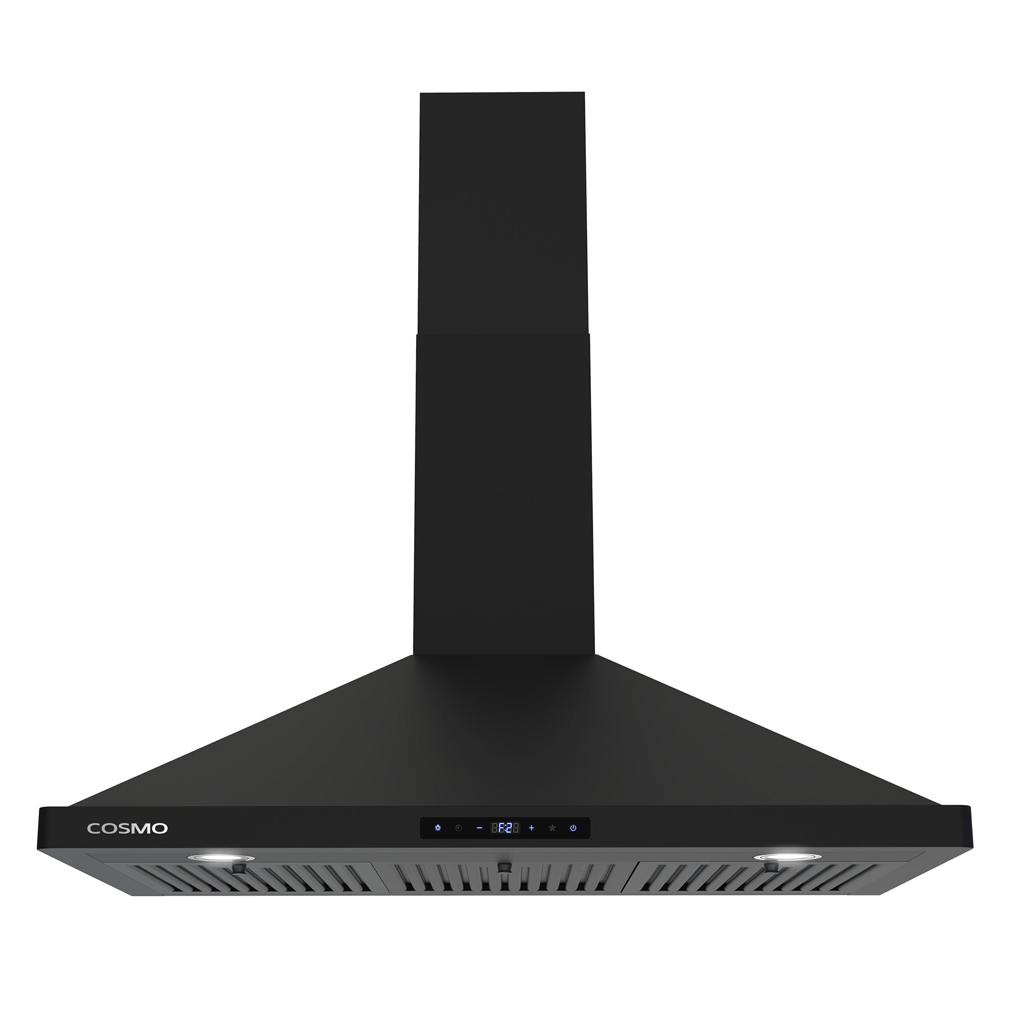 Cosmo Haven 36 in. 380 CFM Black Wall Mount Range Hood, Touch Controls | COS-63190S-BK