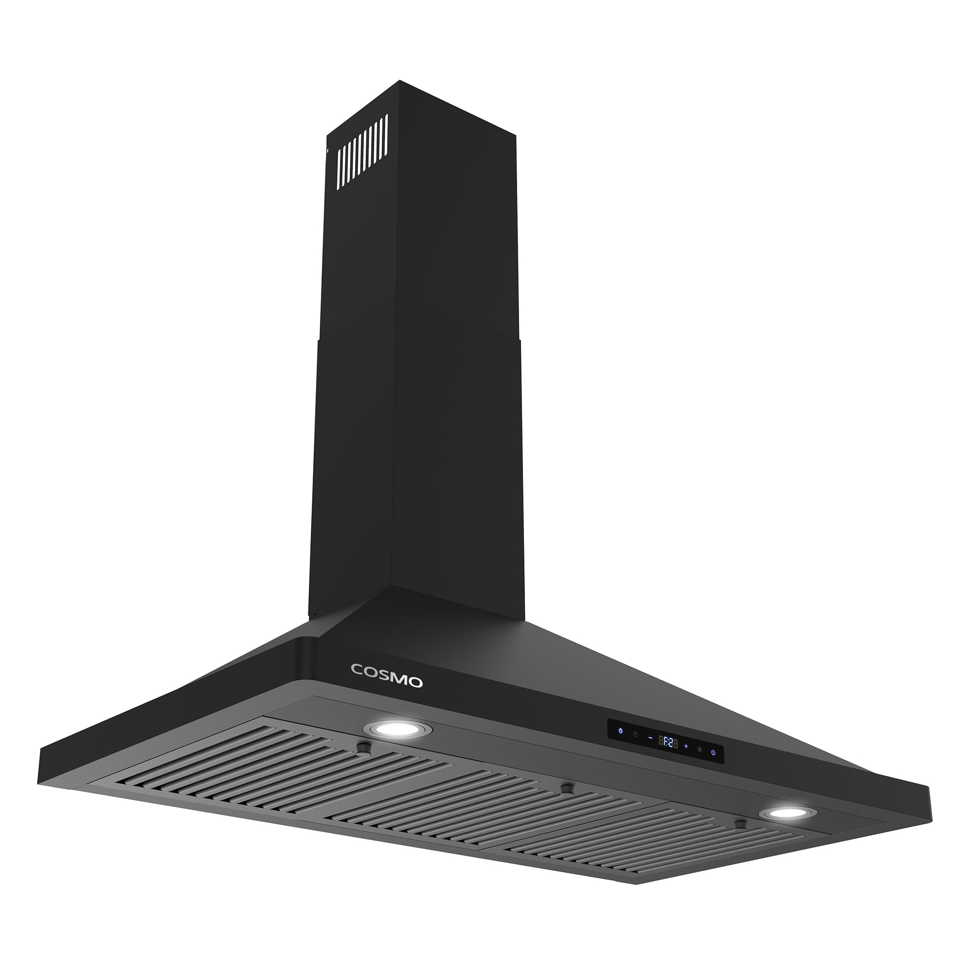 Cosmo Haven 36 in. 380 CFM Black Wall Mount Range Hood, Touch Controls | COS-63190S-BK