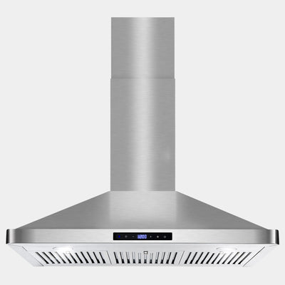 Cosmo Vista 36 in. 380 CFM Stainless Steel Wall Mount Range Hood, Touch Controls | COS-63190S