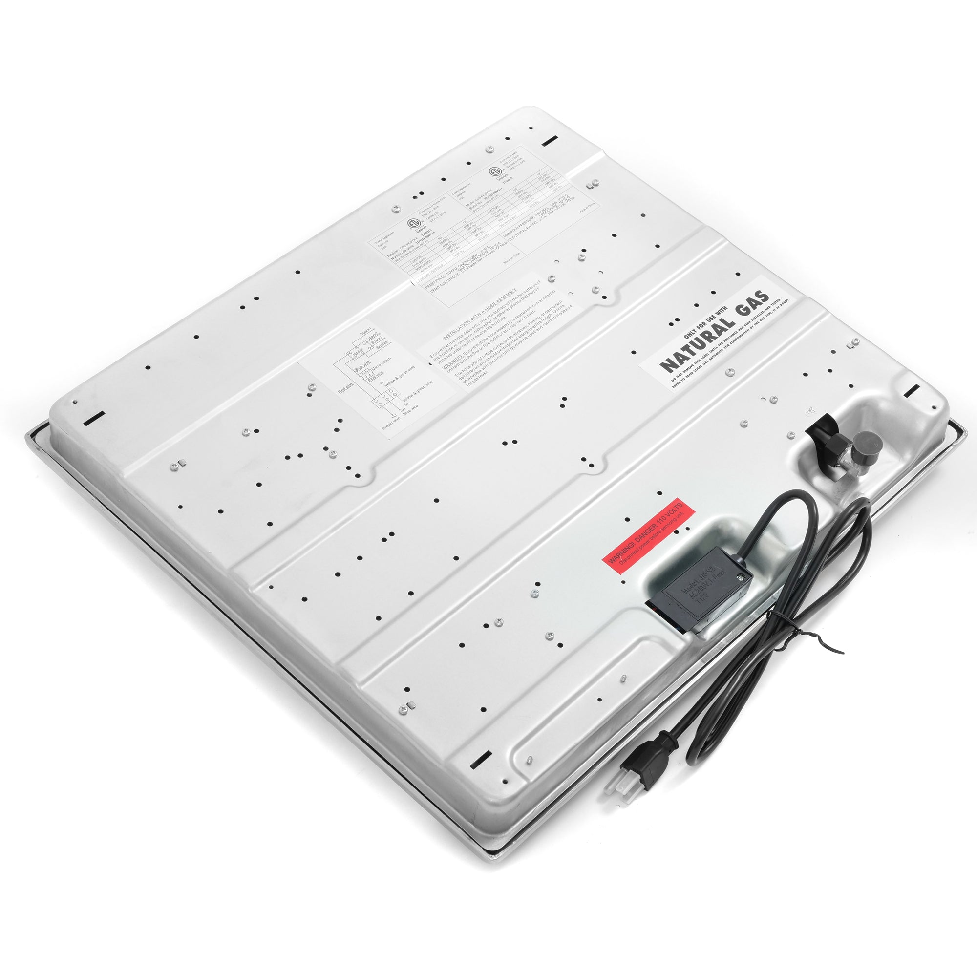 Cosmo 24 in. Stainless Steel Gas Cooktop with 4 Burners | COS-640STX-E