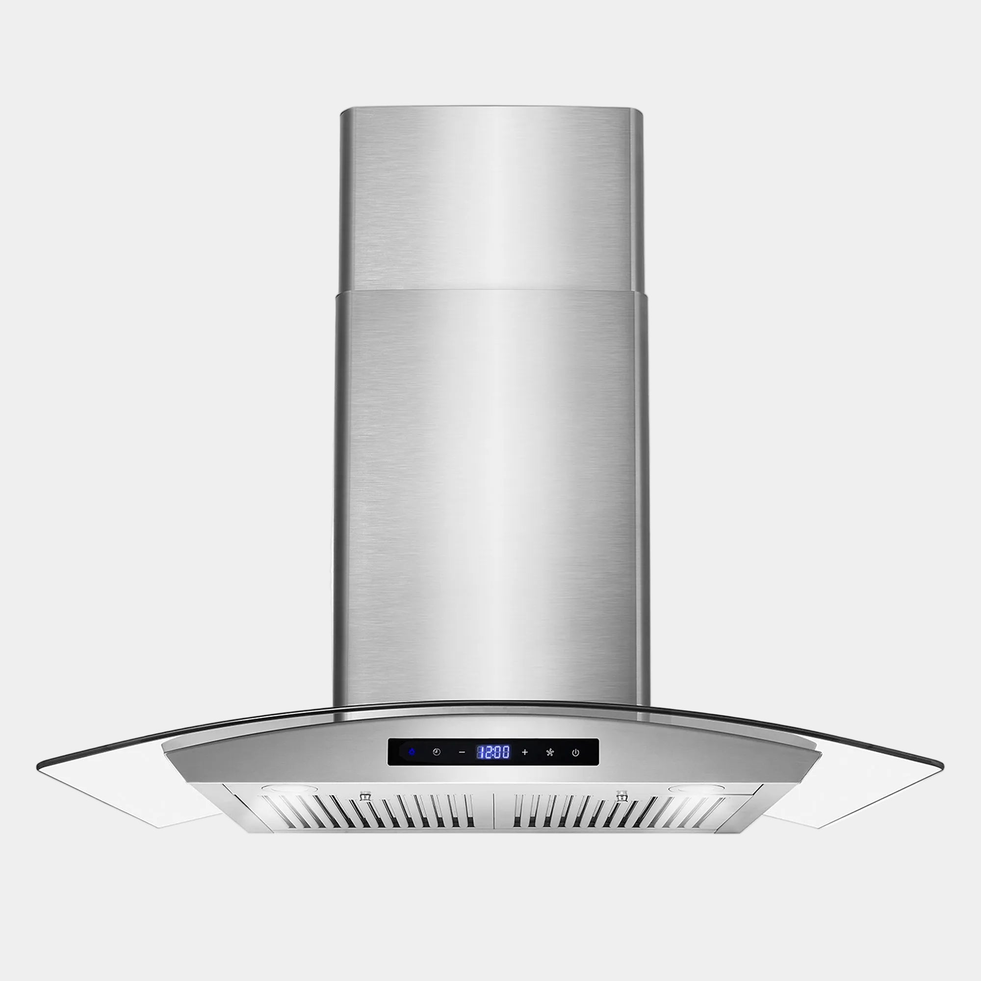 Cosmo Vista 30 in. 380 CFM Ductless Stainless Steel Wall Mount Range Hood, Touch Controls | COS-668AS750-DL