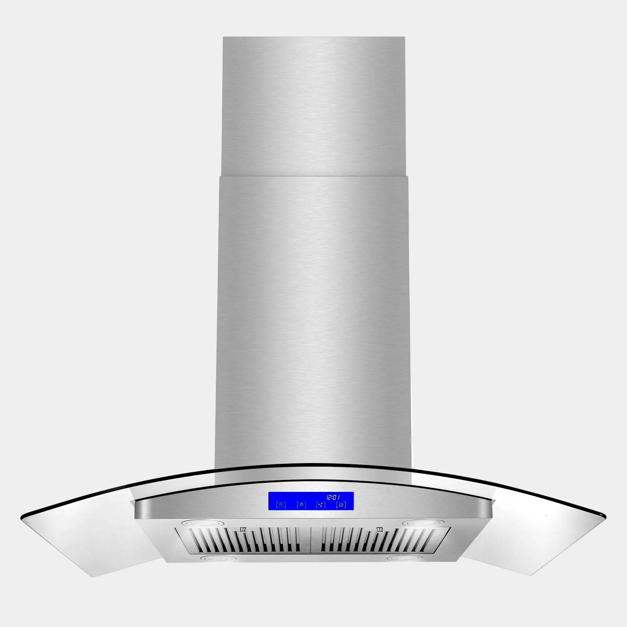 Cosmo Lumin 36 in. 380 CFM Stainless Steel Island Mount Range Hood, Touch Controls | COS-668ICS900