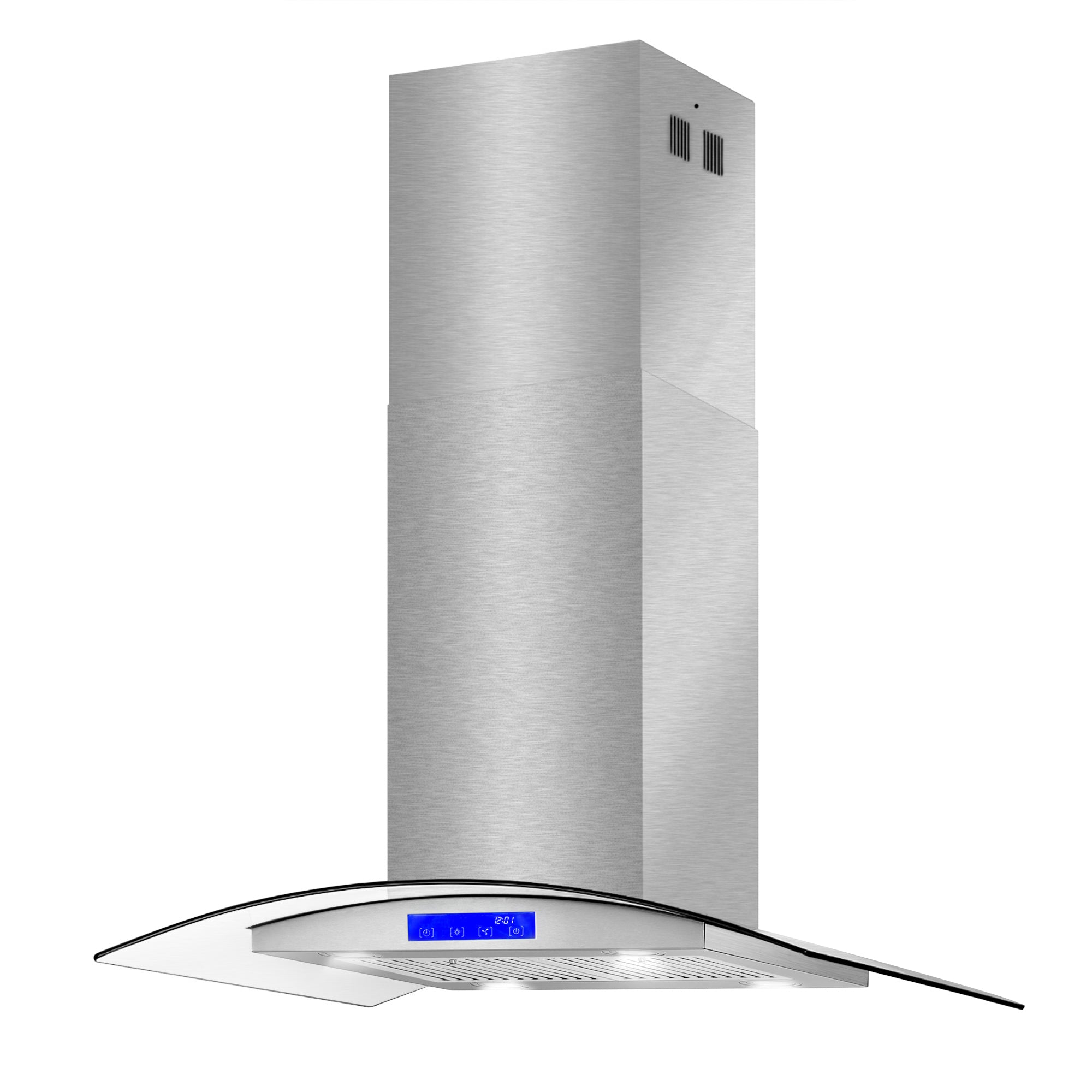 Cosmo Lumin 36 in. 380 CFM Stainless Steel Island Mount Range Hood, Touch Controls | COS-668ICS900