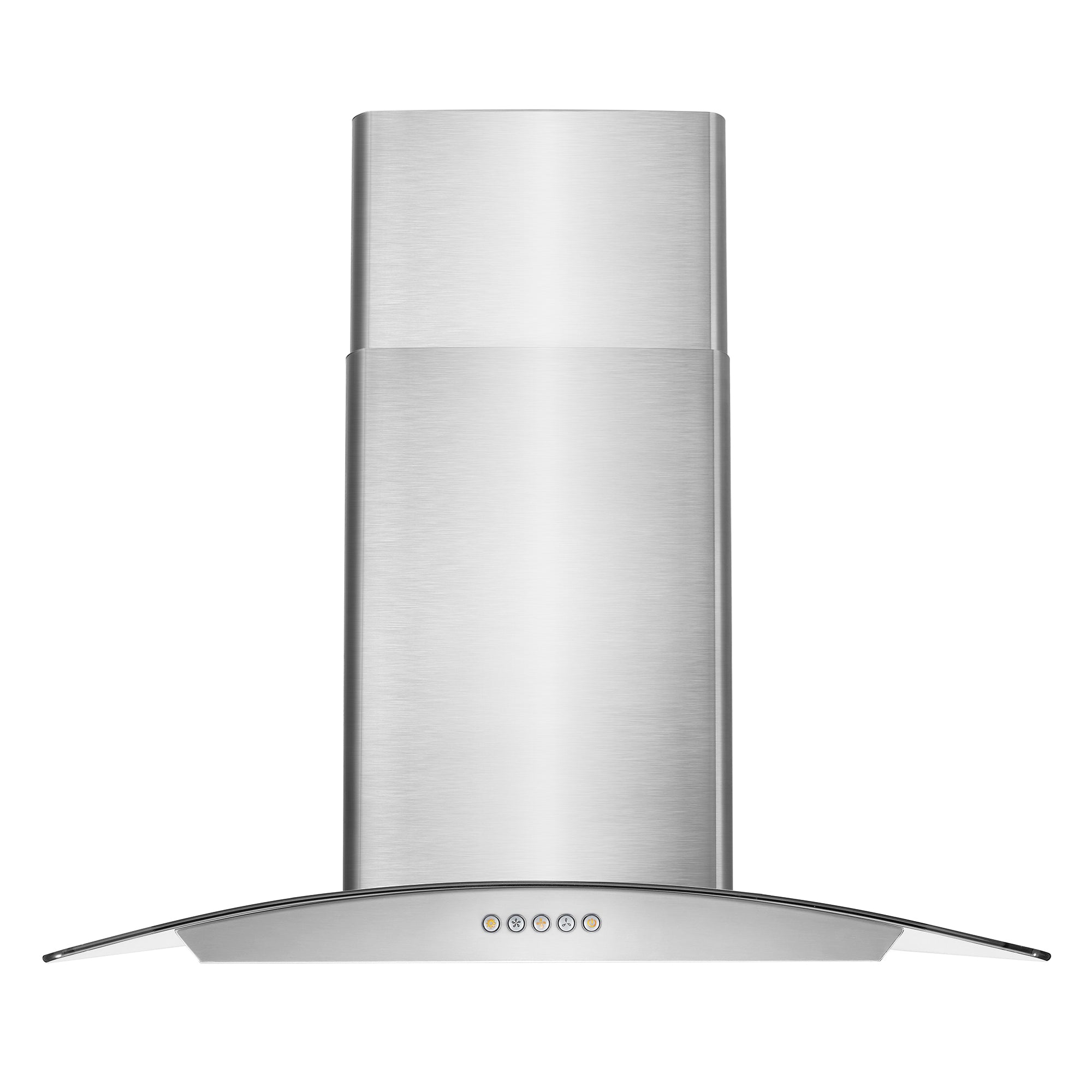 Cosmo Vista 30 in. 380 CFM Ductless Stainless Steel Wall Mount Range Hood, Button Controls | COS-668WRC75-DL