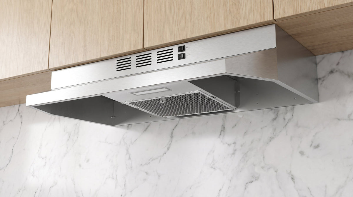 Forno Cappa 30 in. 200 CFM Stainless Steel Convertible Under Cabinet Range Hood | FRHUC5200-30