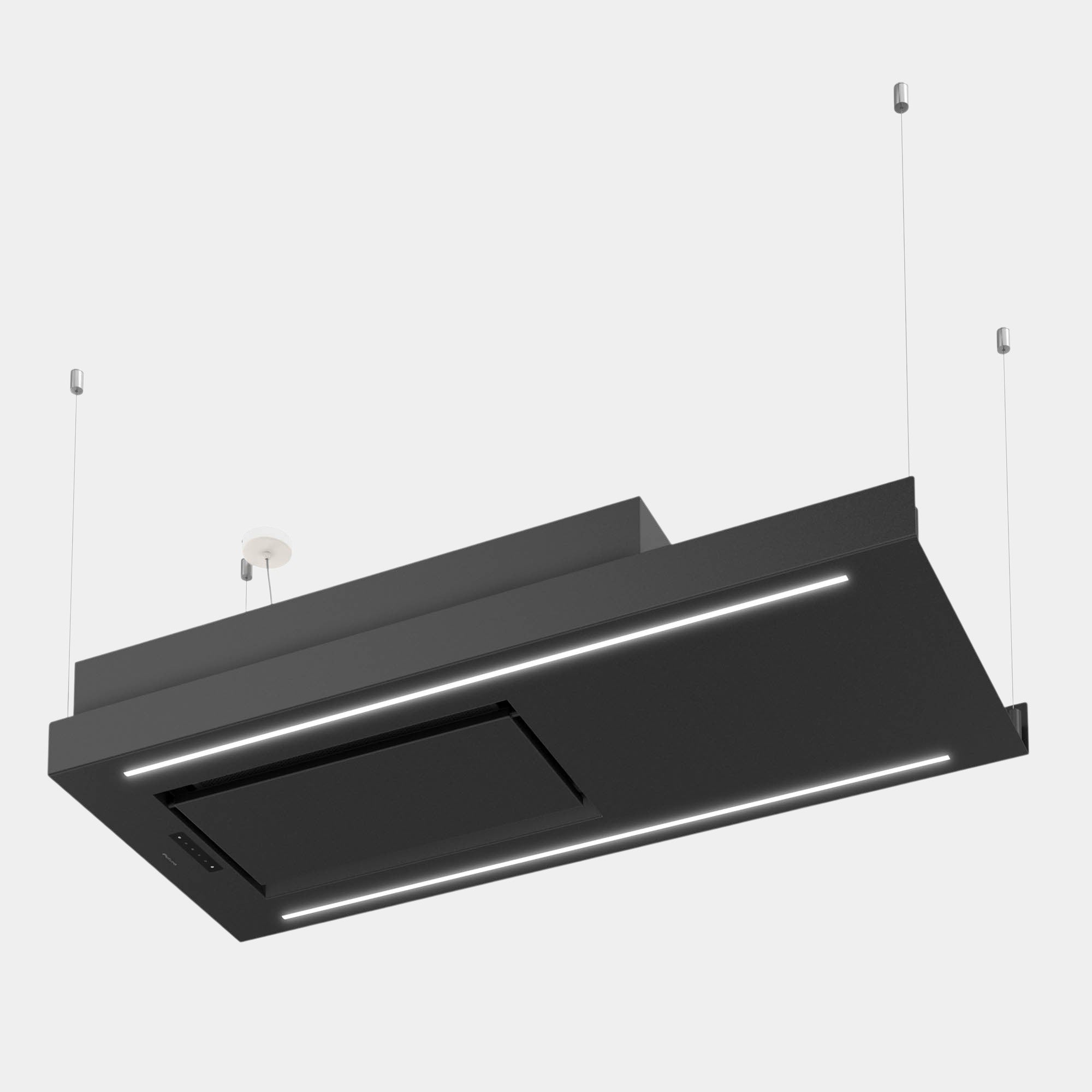 Futuro Horizon 48 in. 940 CFM Black Island Mount Range Hood | IS48HORIZON-BLK