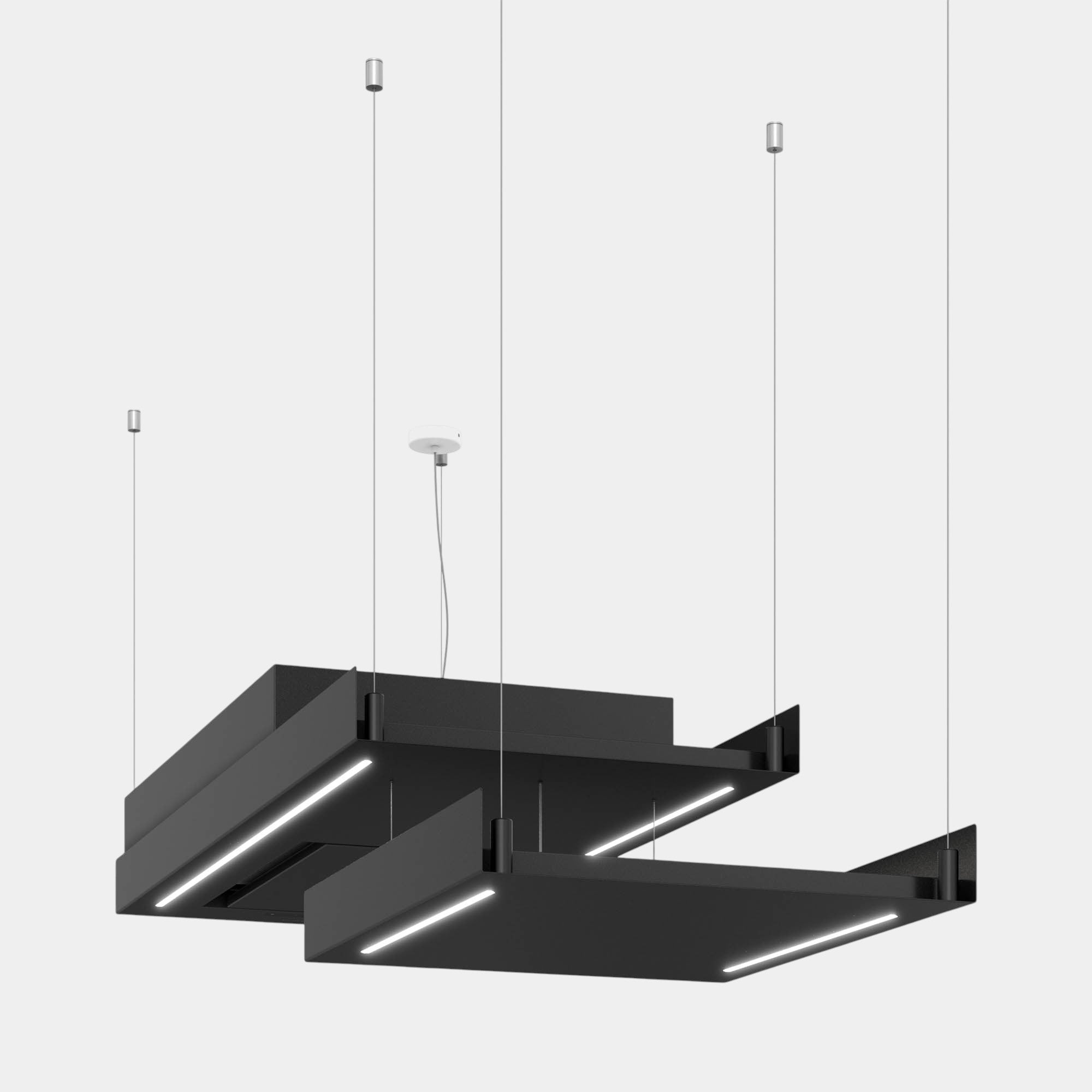 Futuro Horizon Shelf 63 in. 940 CFM Black Island Mount Range Hood | IS63HORIZON-SHELF