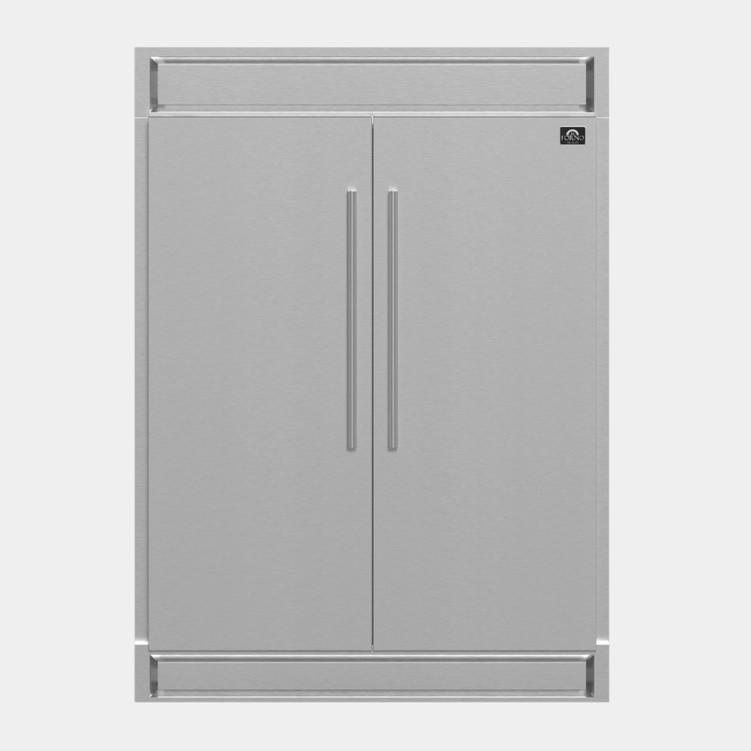 Forno Maderno 60-Inch Wide Convertible Refrigerator/Freezer, Decorative Trim, 27.2 cu.ft, 84-Inch High, ENERGY STAR Certified