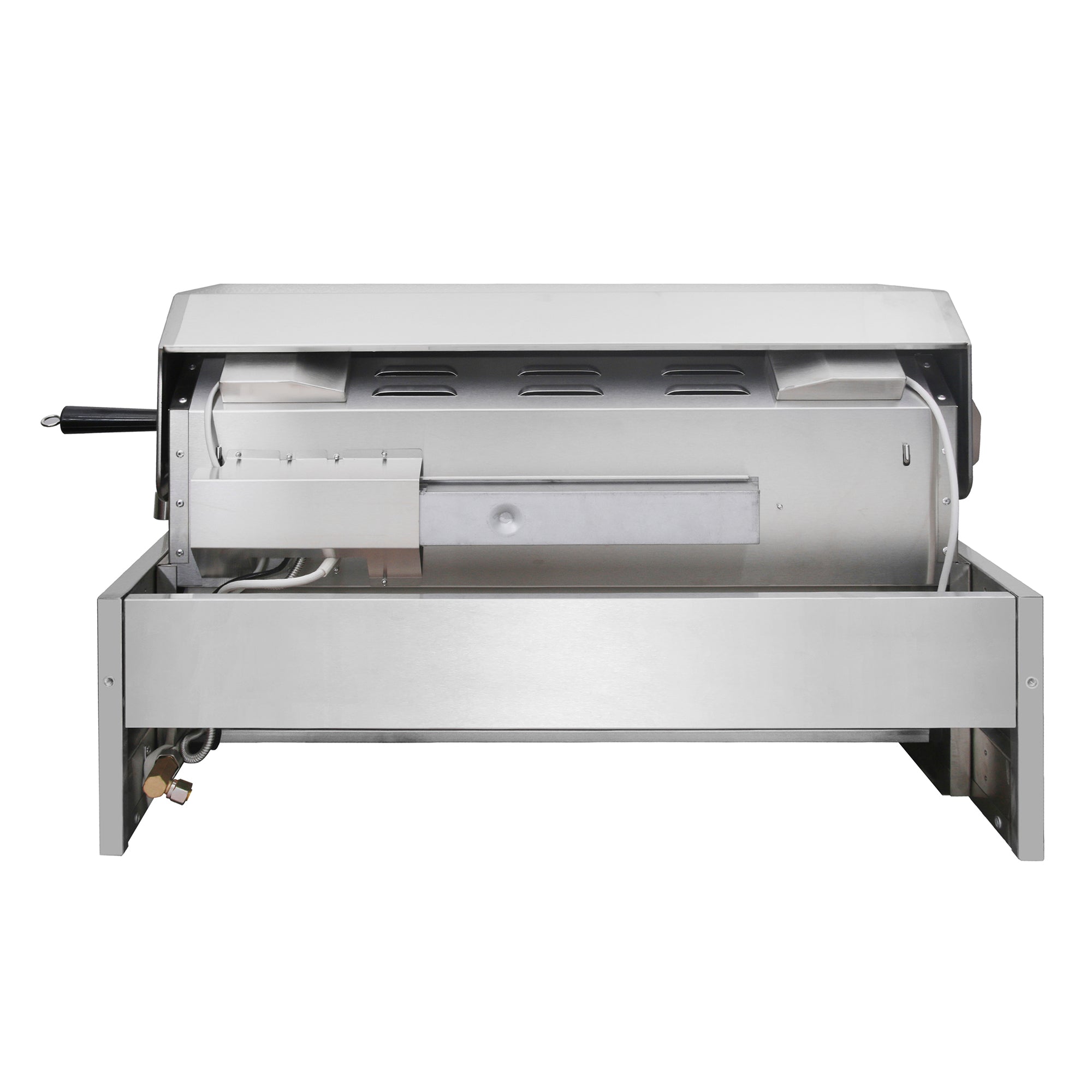 Cosmo 32 in. 5-Burner Stainless Steel Propane Gas Grill with Rotisserie and LED Knobs | COS-BGGN325K