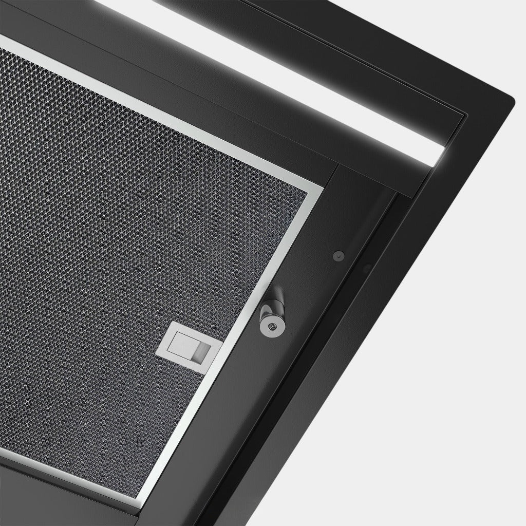 Futuro Stealth 50 in. 940 CFM Black Ceiling Mount Range Hood | IS50STEALTH-BLK