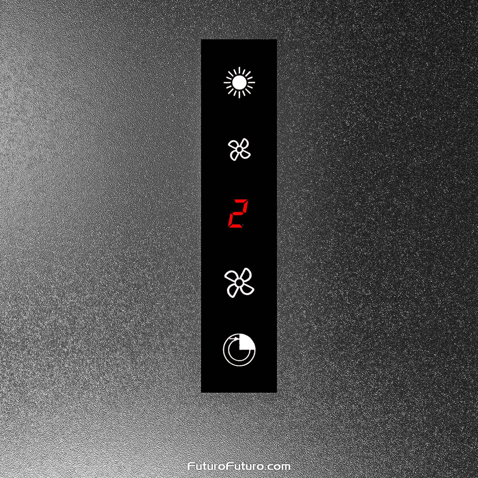 Futuro Knox 48 in. 940 CFM Black Island Mount Range Hood | IS48KNOX-GM