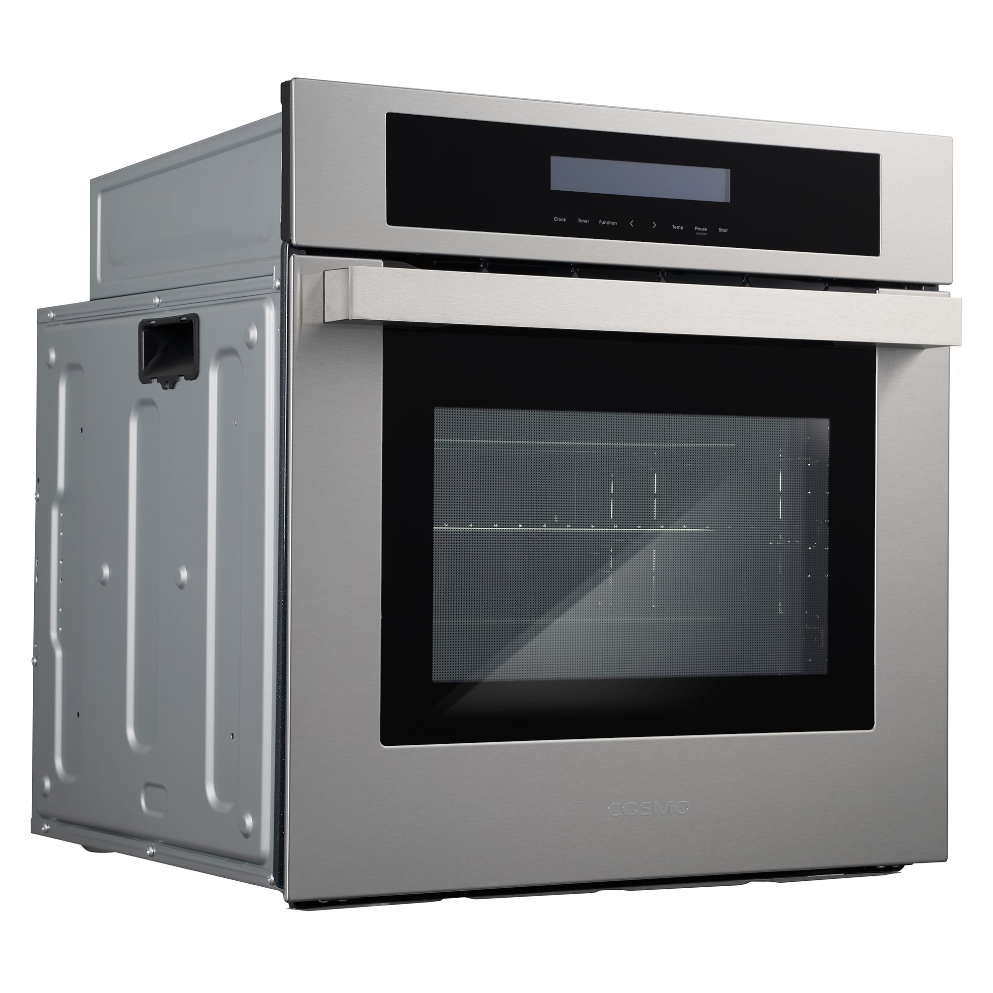Cosmo Lumin 24 in. 2.9 cu.ft. Stainless Steel Electric Wall Oven with 8 Functions | C106SIX-PT