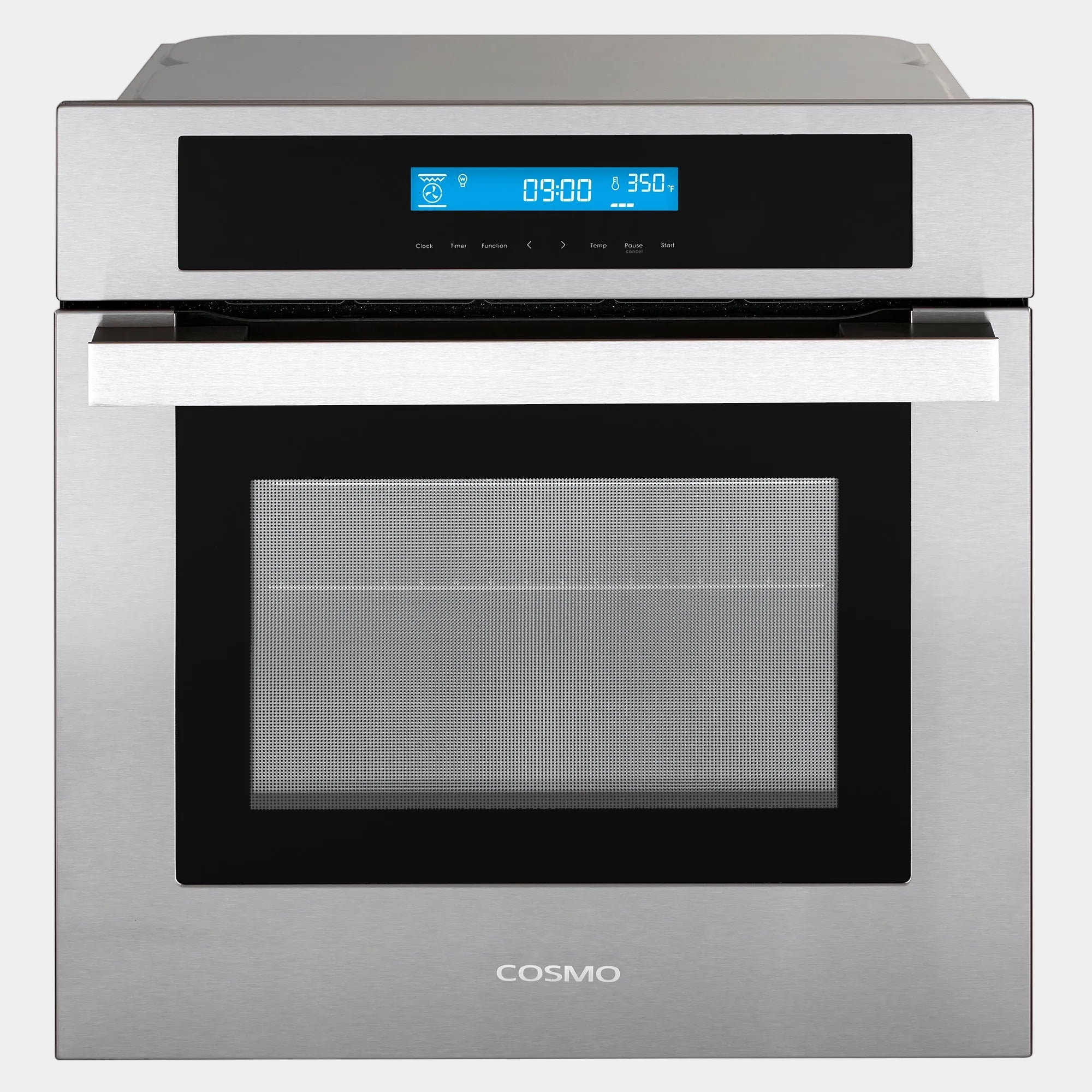 Cosmo Lumin 24 in. 2.9 cu.ft. Stainless Steel Electric Wall Oven with 8 Functions | C106SIX-PT