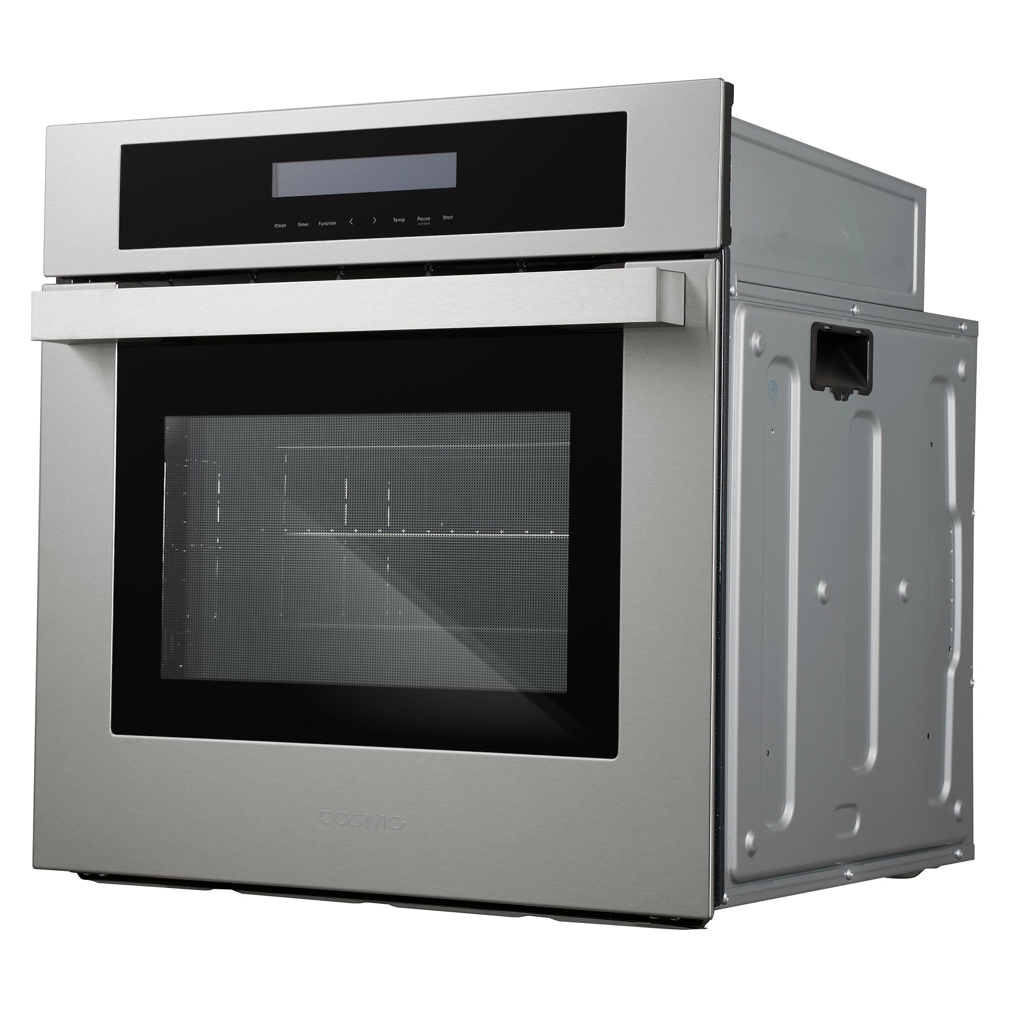 Cosmo Lumin 24 in. 2.9 cu.ft. Stainless Steel Electric Wall Oven with 8 Functions | C106SIX-PT