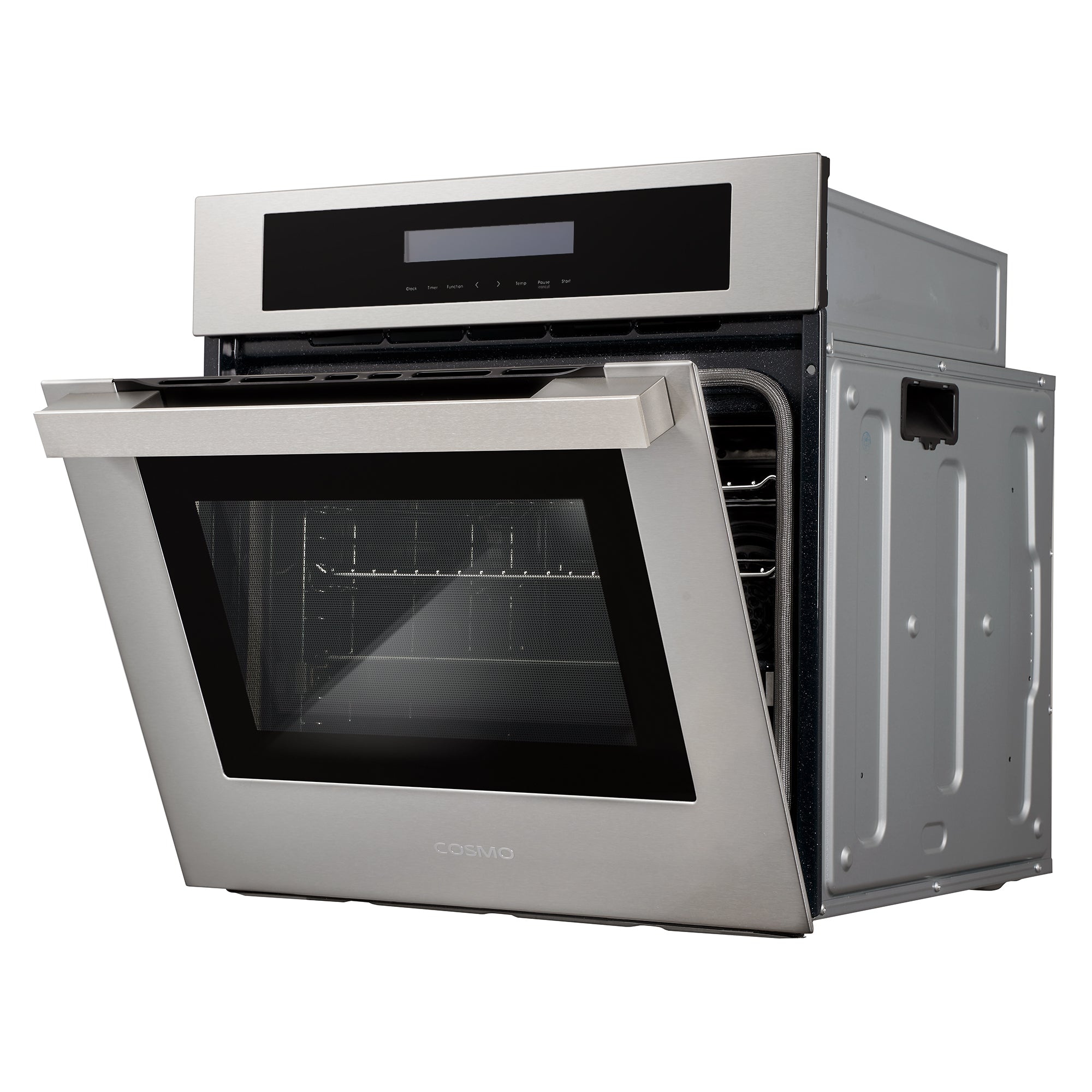 Cosmo Lumin 24 in. 2.9 cu.ft. Stainless Steel Electric Wall Oven with 8 Functions | C106SIX-PT