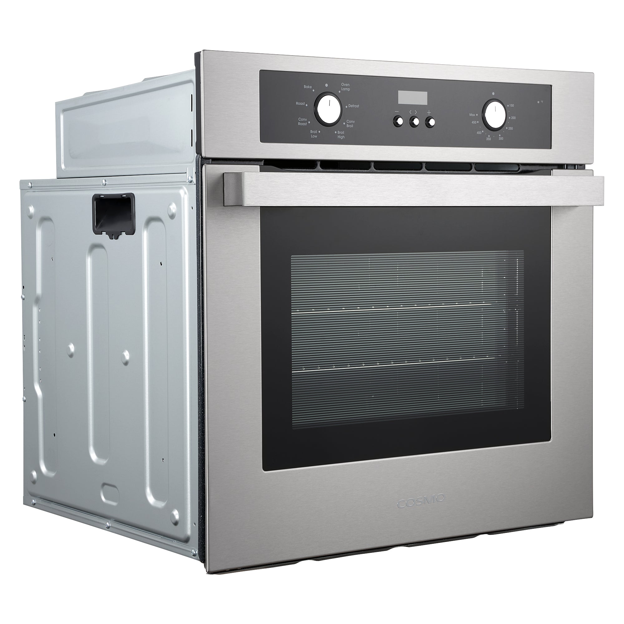 Cosmo Lumin 24 in. 2.5 cu.ft. Stainless Steel Electric Wall Oven with 8 Functions | C51EIX