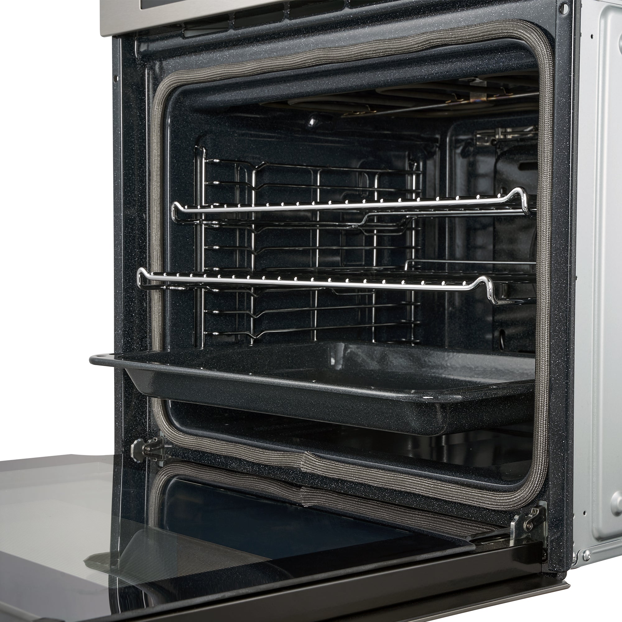 Cosmo Lumin 24 in. 2.5 cu.ft. Stainless Steel Electric Wall Oven with 8 Functions | C51EIX